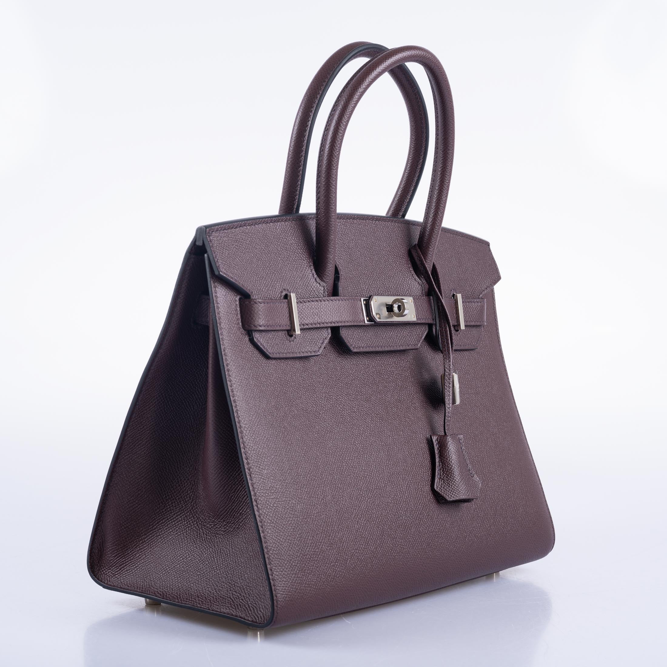 Hermès Birkin 30 Sellier Rouge Epsom Palladium Hardware