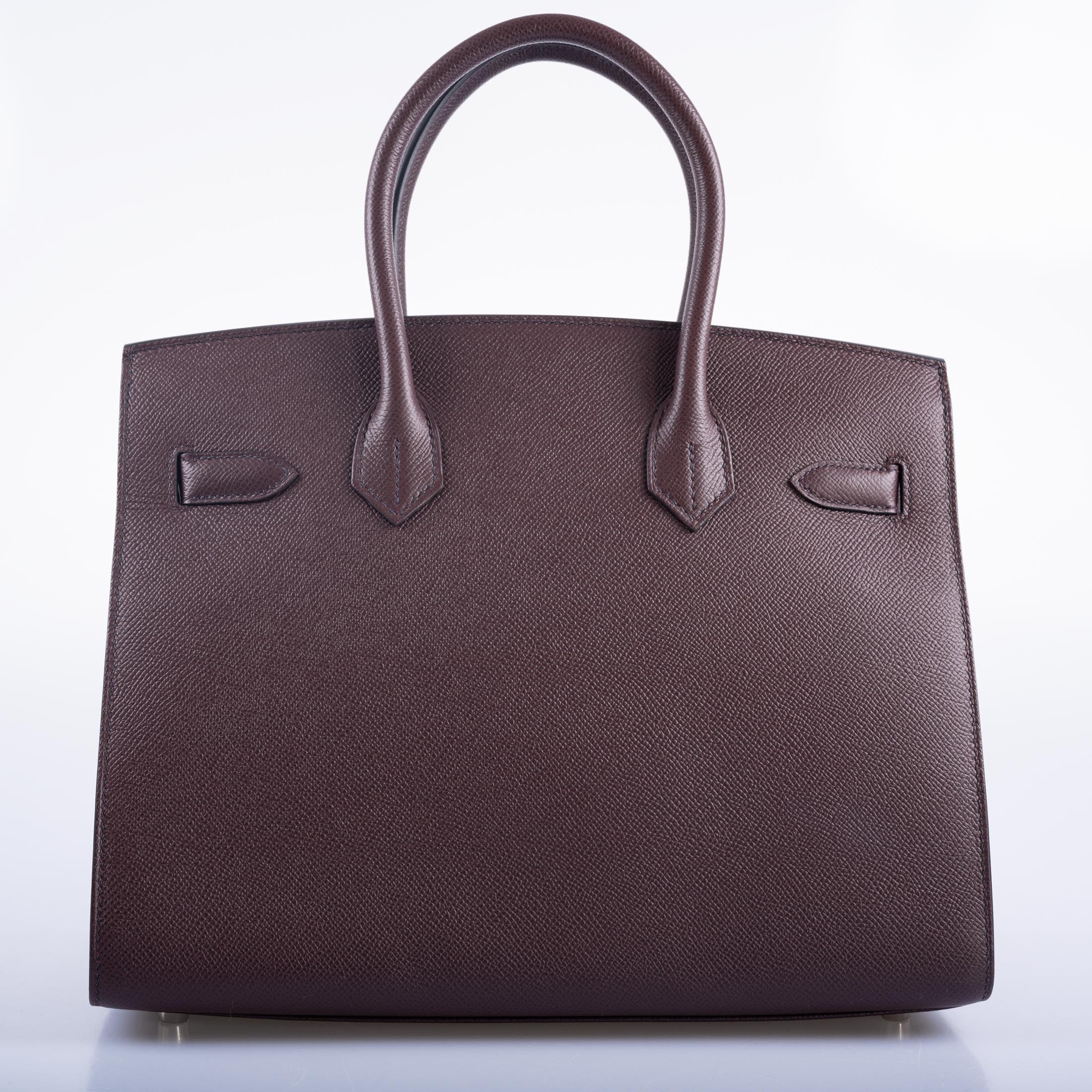 Hermès Birkin 30 Sellier Rouge Epsom Palladium Hardware