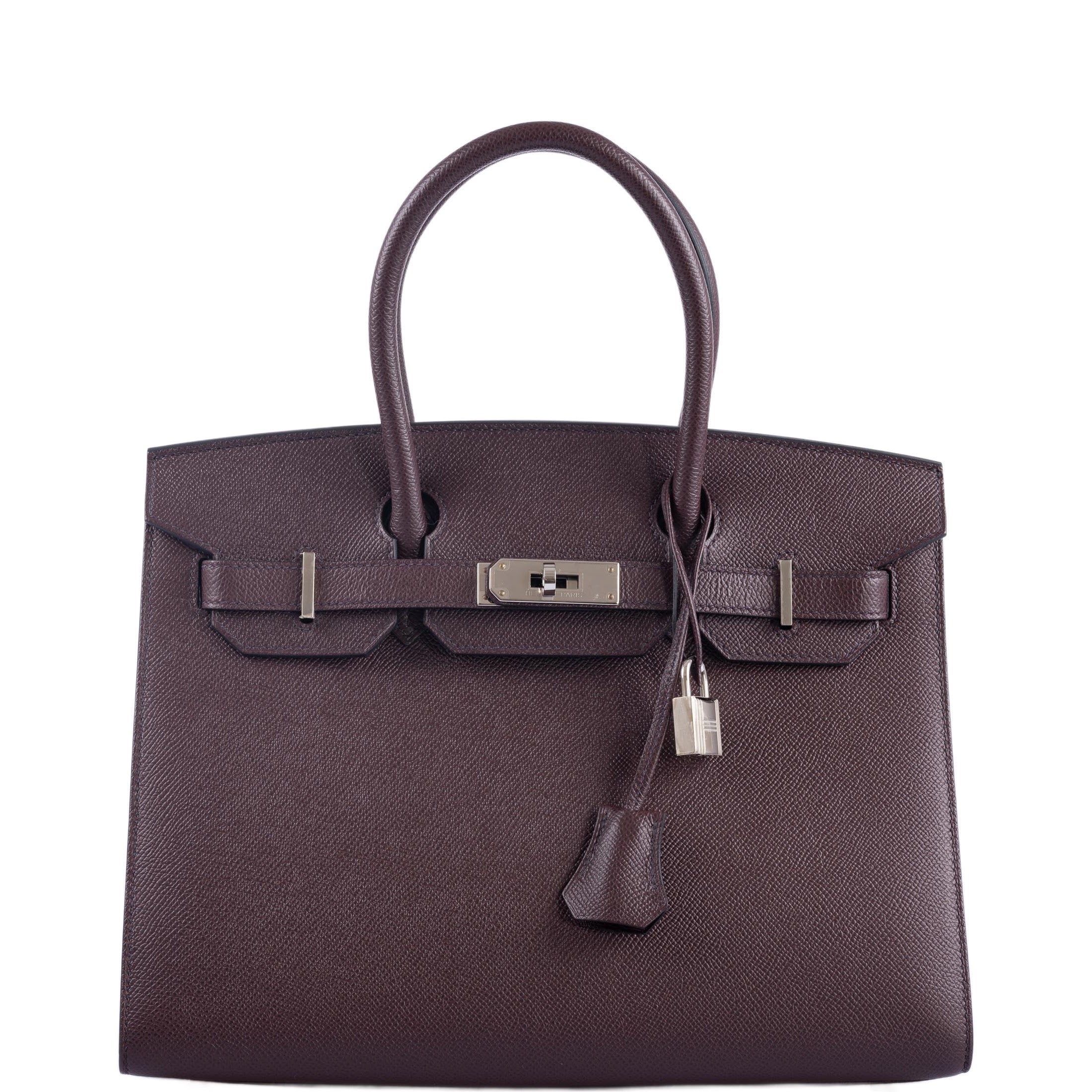 Hermès Birkin 30 Sellier Rouge Epsom Palladium Hardware