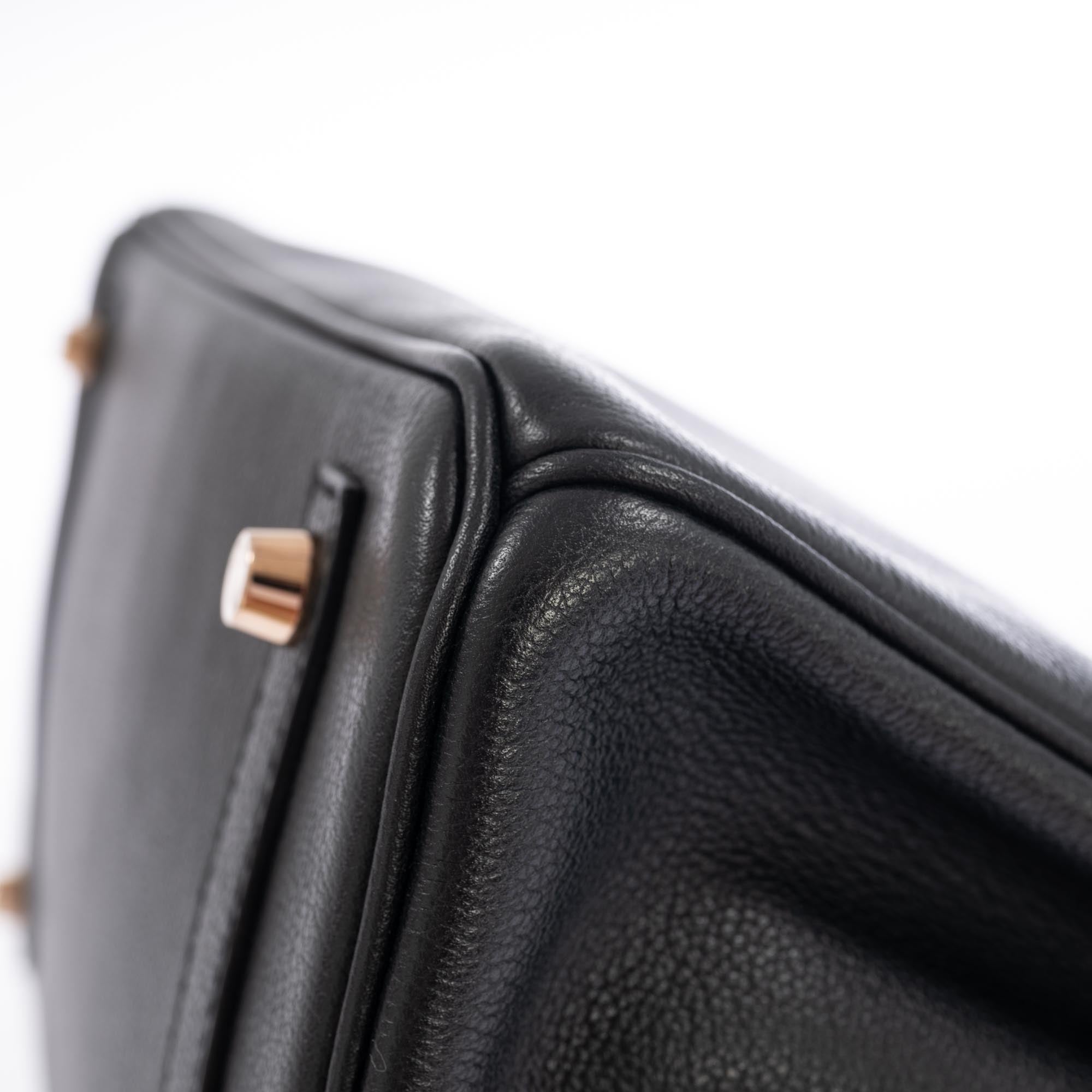 Hermès Birkin 30 Touch Noir Novillo Shiny Niloticus Crocodile Gold Hardware