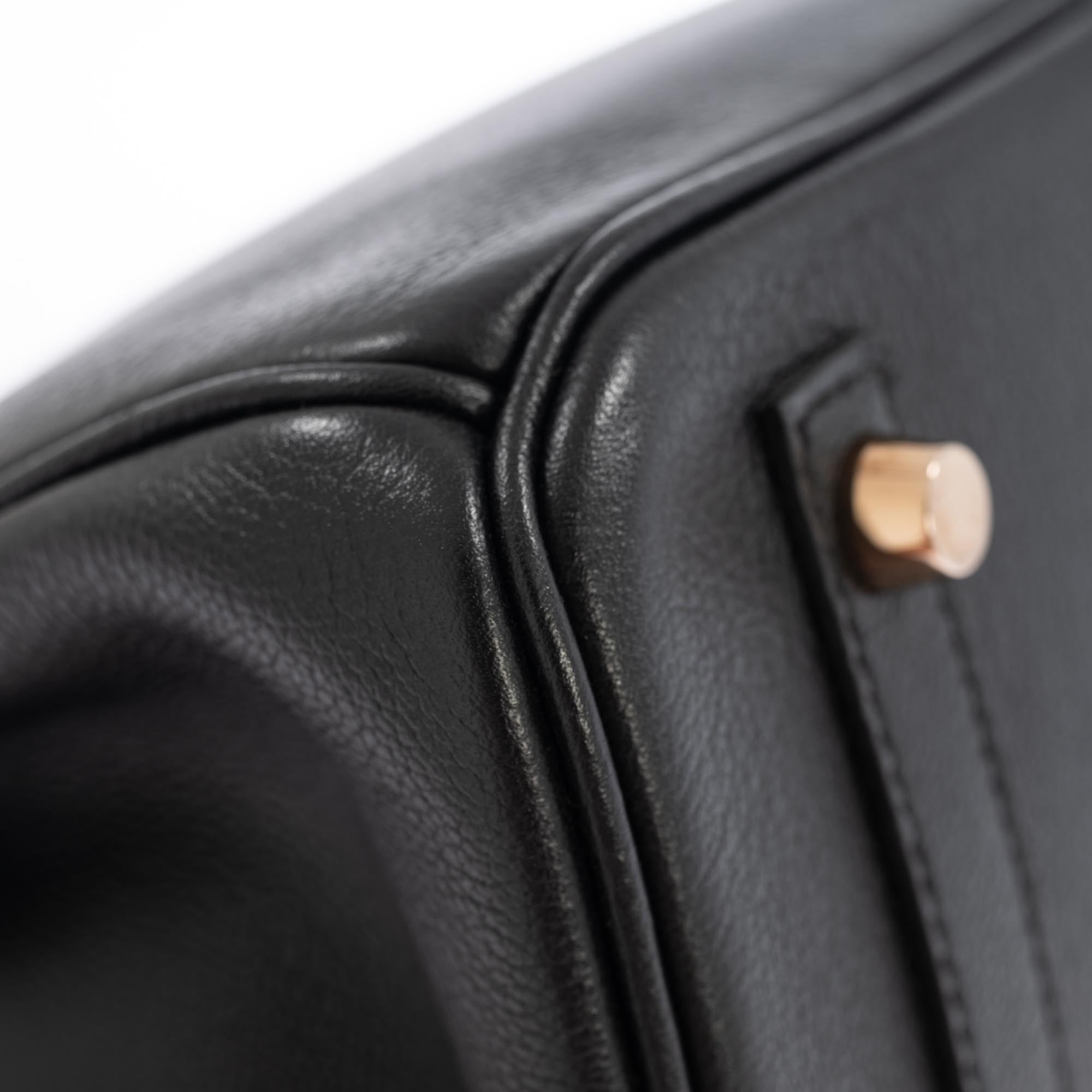 Hermès Birkin 30 Touch Noir Novillo Shiny Niloticus Crocodile Gold Hardware