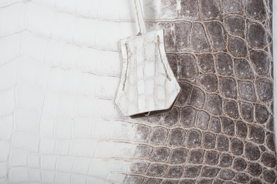 Hermès Birkin 30 in Himalaya Himalaya Niloticus Crocodile with Palladium hardware, image 5 of 11