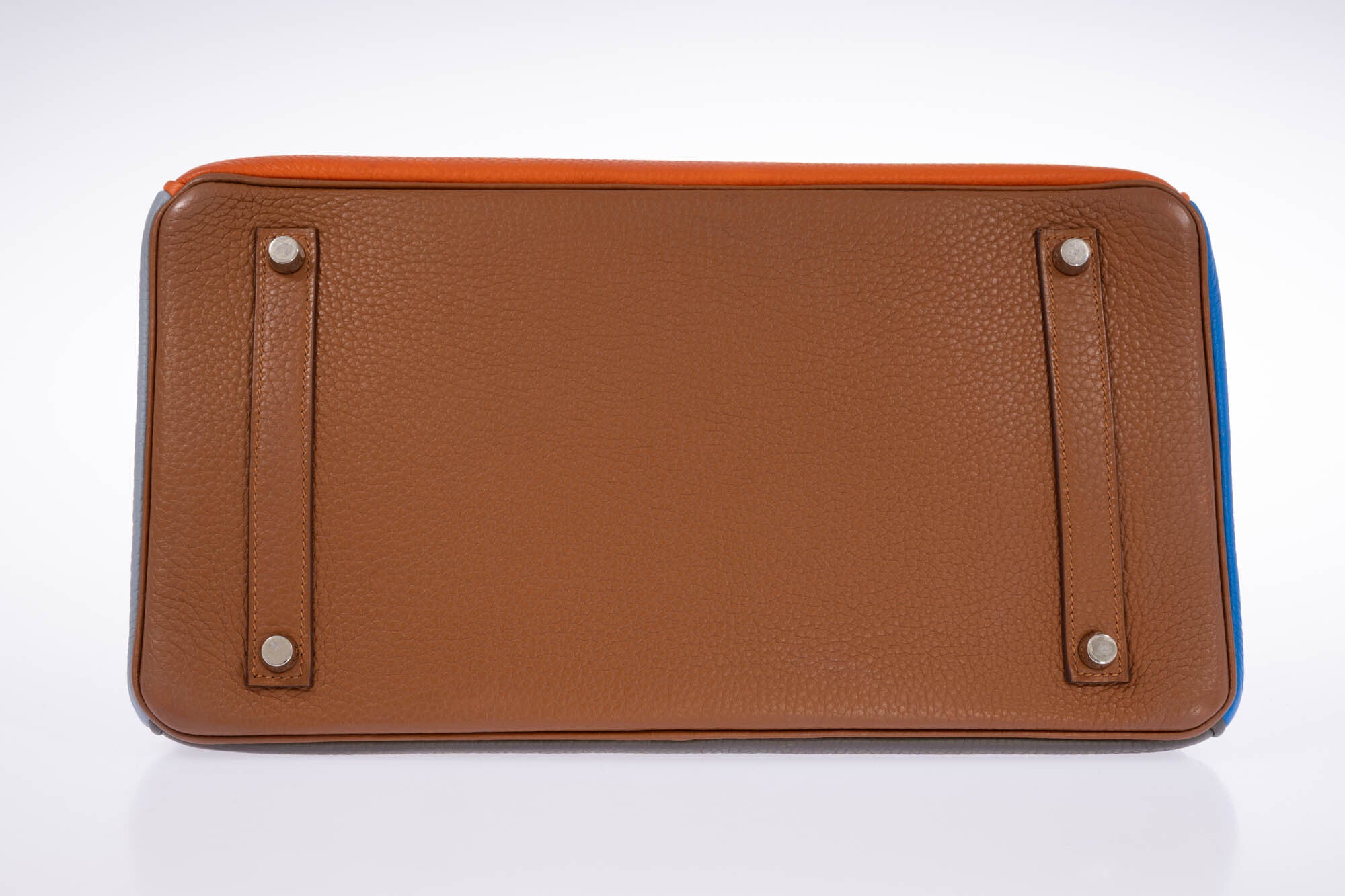Hermès Birkin 35 Arlequin Clémence Palladium Hardware