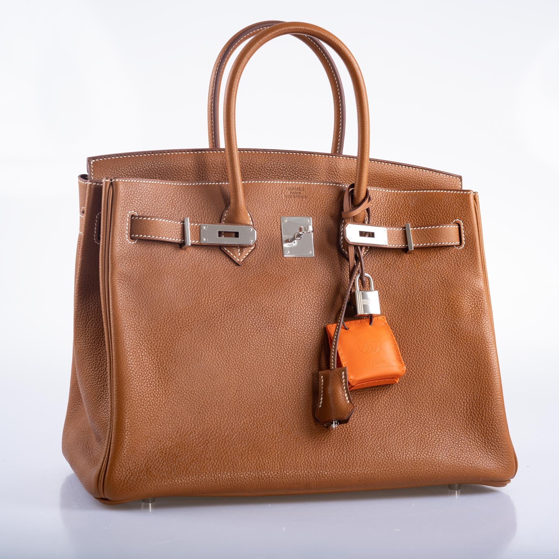 Hermès Birkin 35 Barenia Faubourg Palladium Hardware