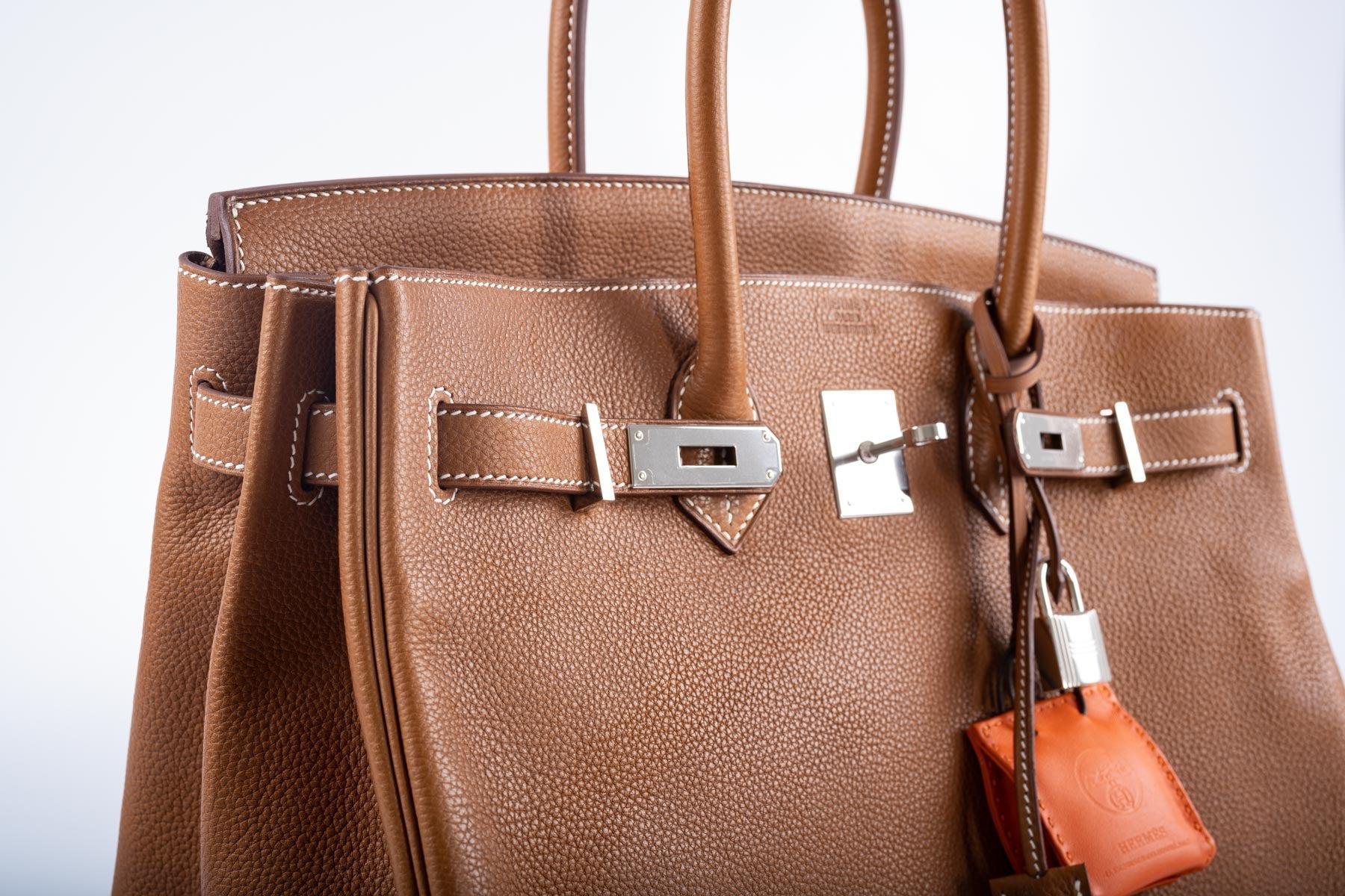 Hermès Birkin 35 Barenia Faubourg Palladium Hardware