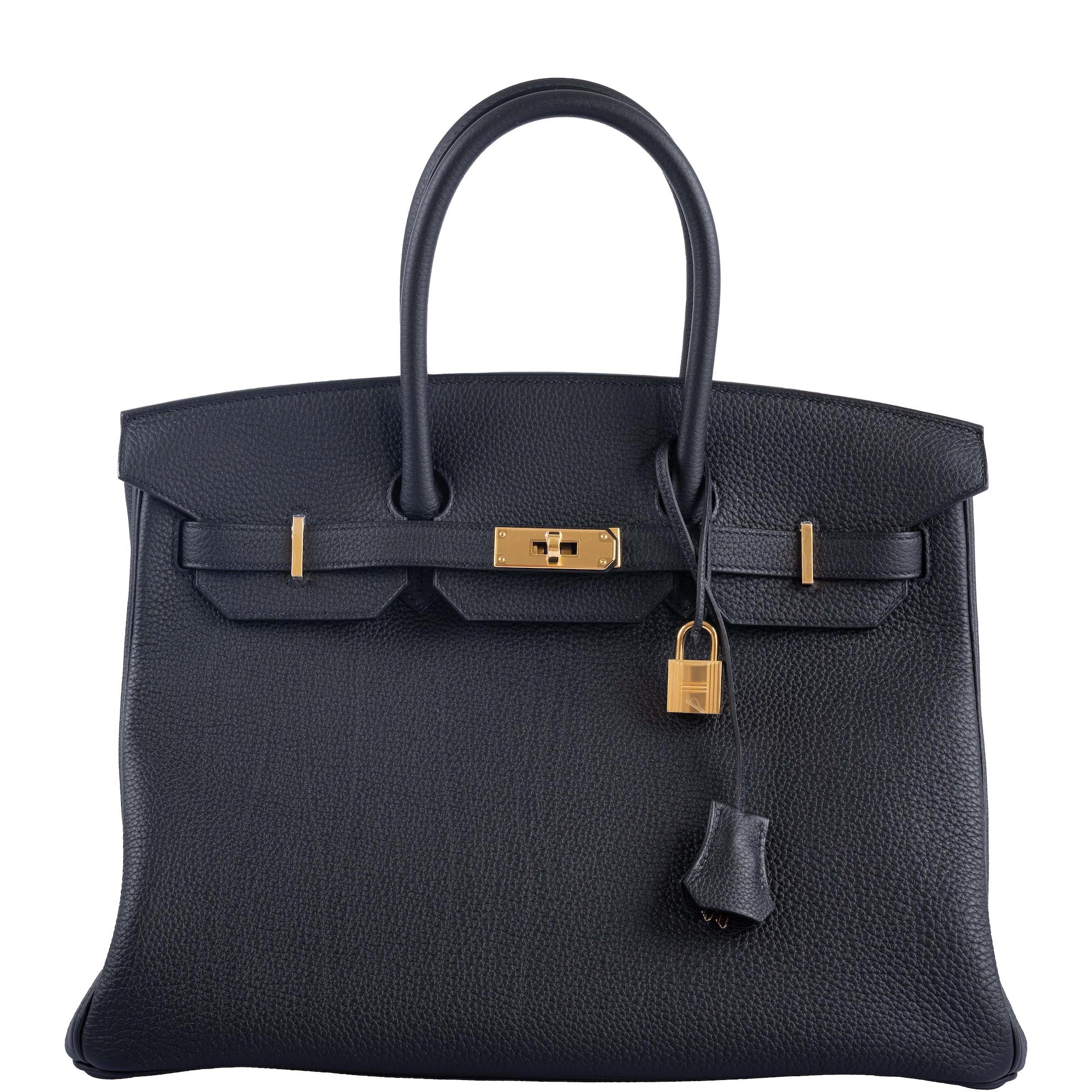 Hermes Birkin Bag 35cm Black Togo Gold Hardware