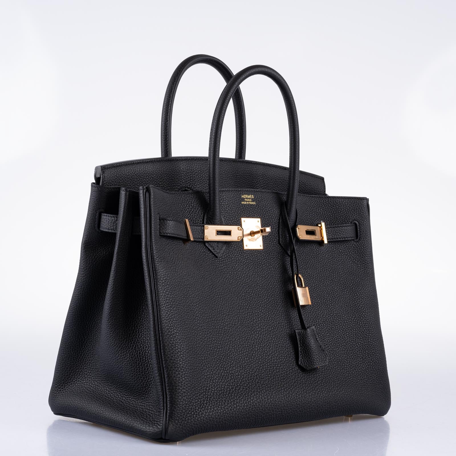 Hermès Birkin 35 Black Togo Rose Gold Hardware