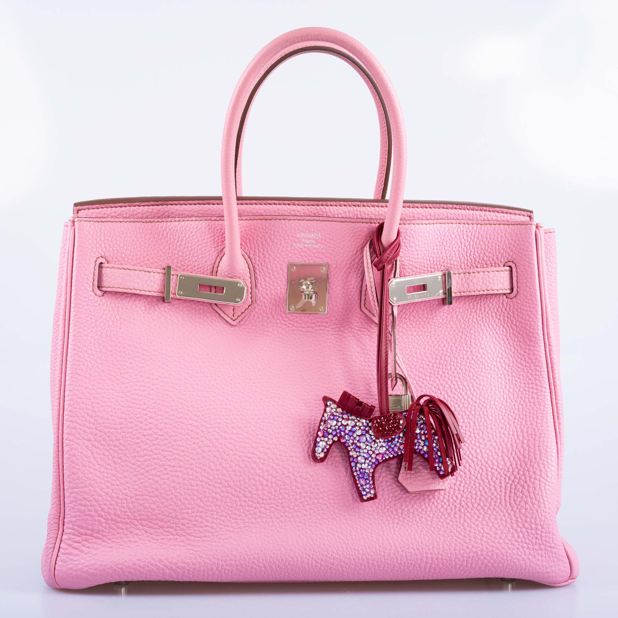 Hermès Birkin 35 "Bubblegum" 5P Pink Togo Palladium Hardware