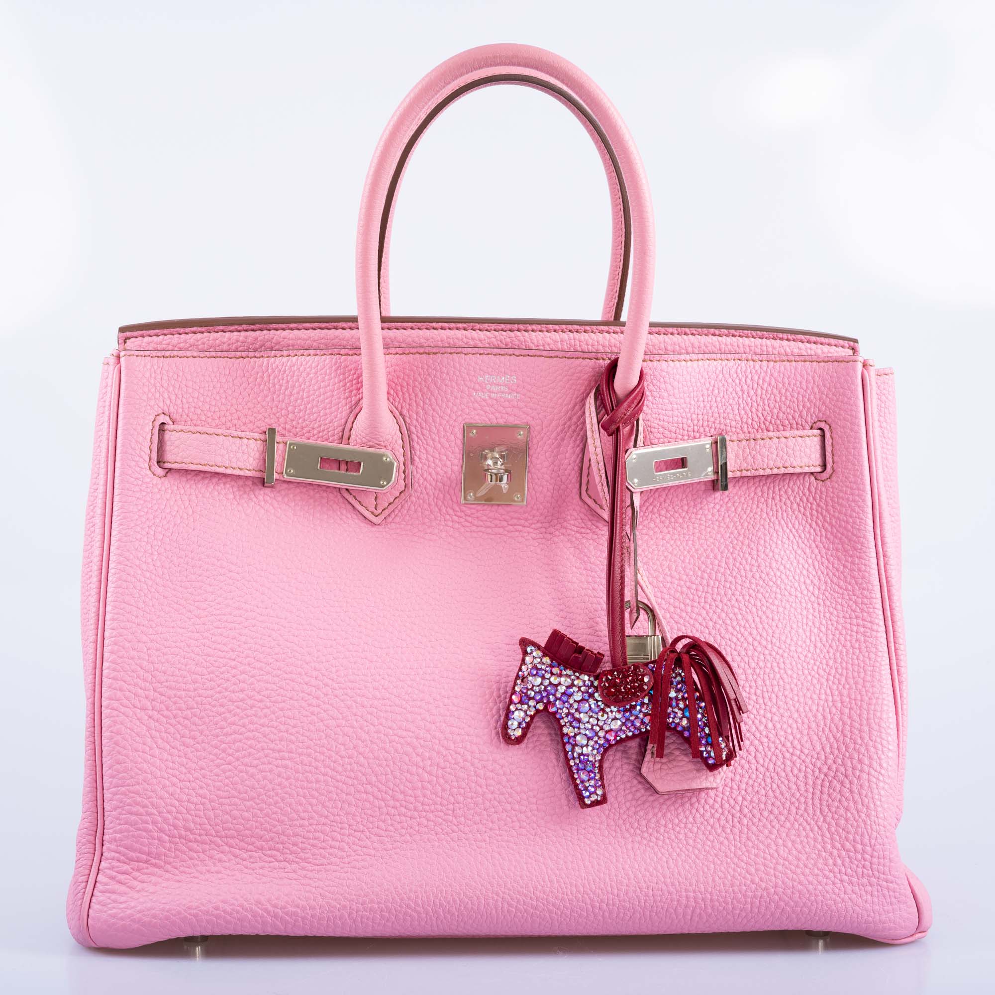 Hermès Birkin 35 Bubblegum 5P Pink Togo Palladium Hardware