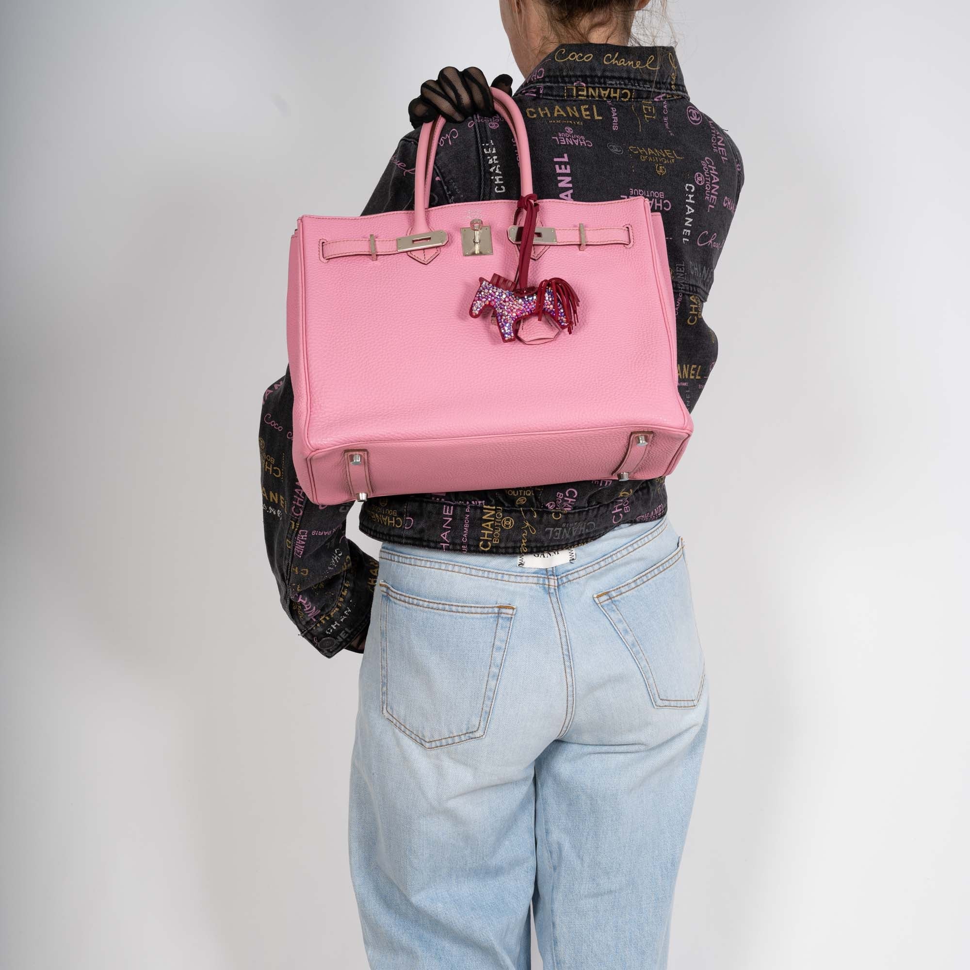 Hermès Birkin 35 Bubblegum 5P Pink Togo Palladium Hardware