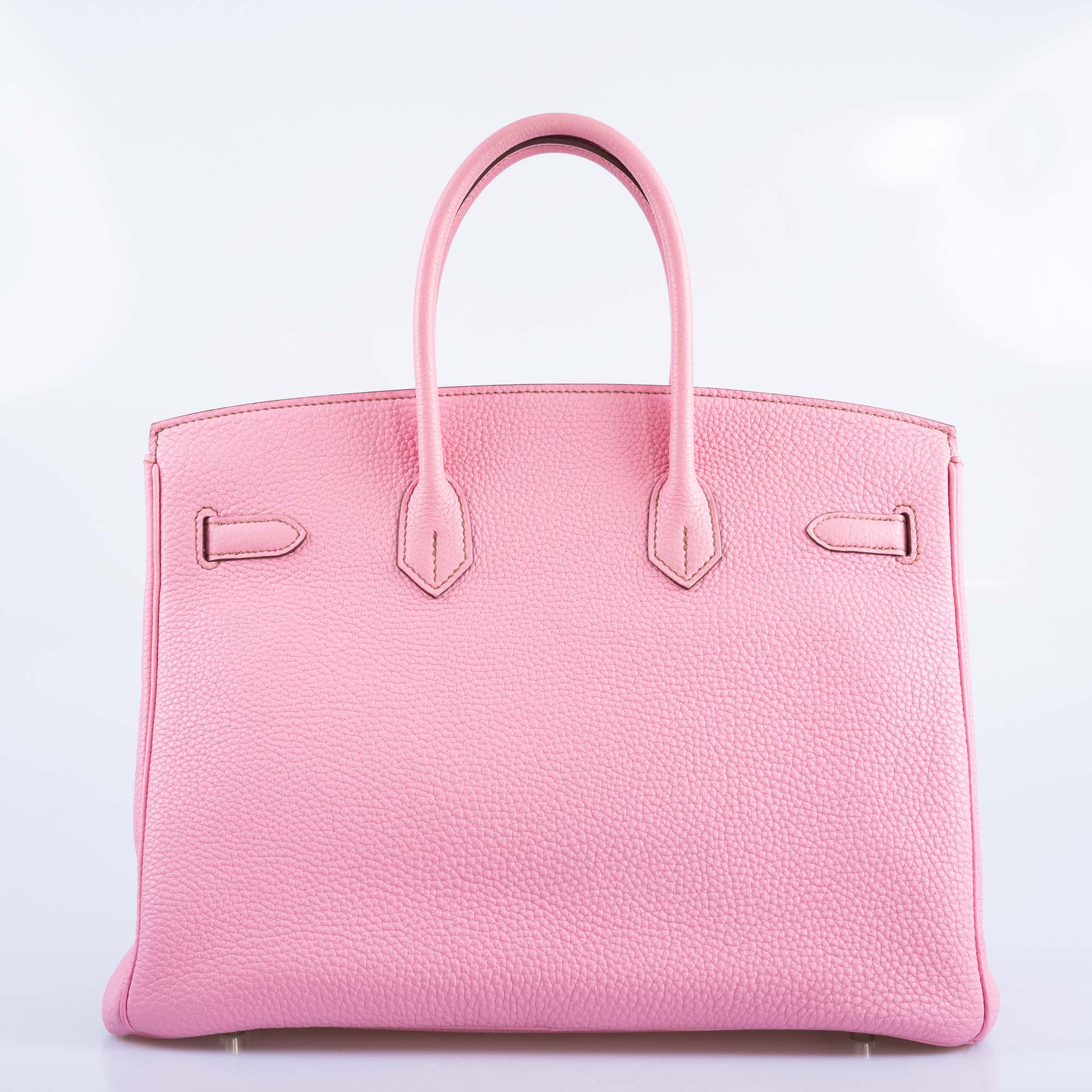 Hermès Birkin 35 Bubblegum 5P Pink Togo Palladium Hardware