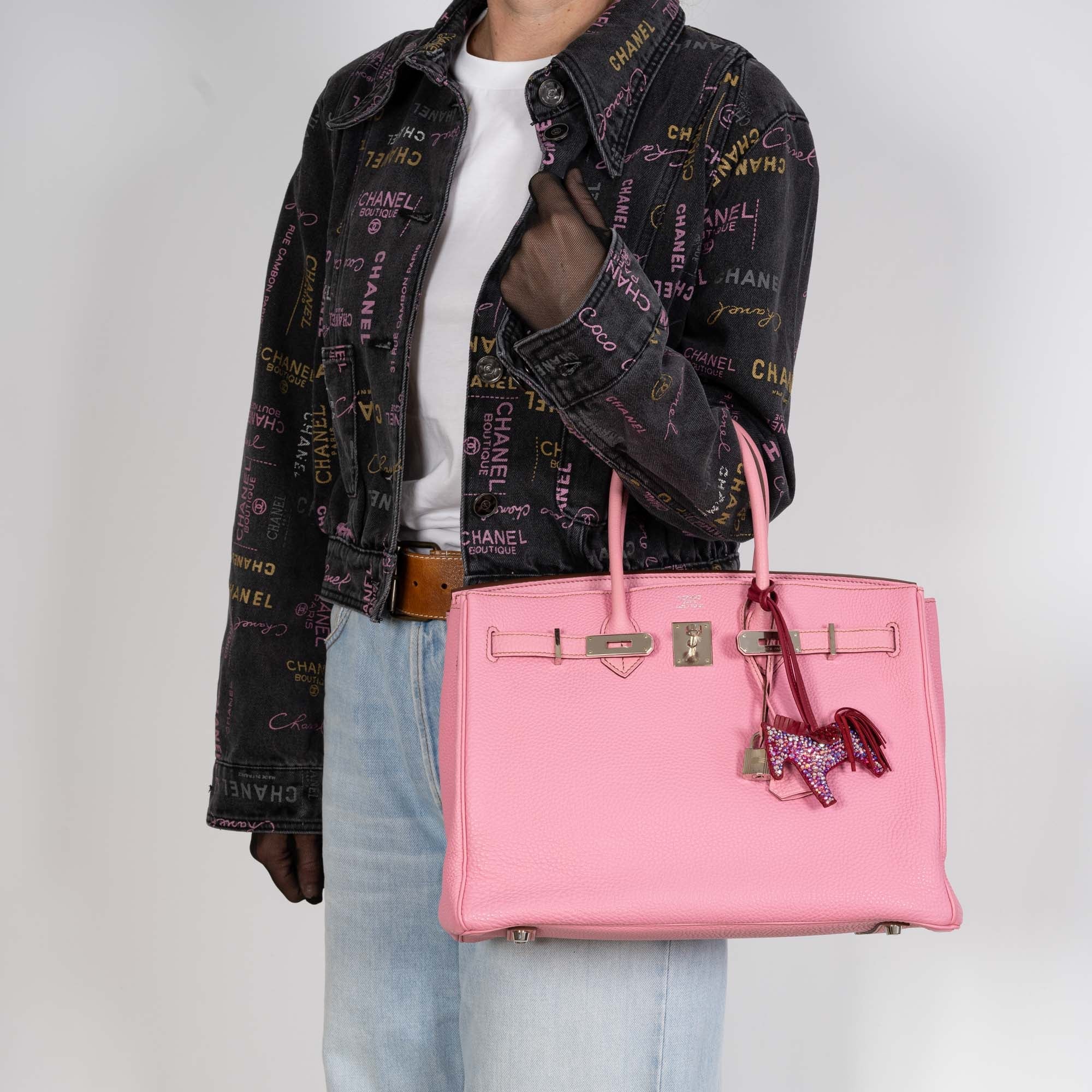 Hermès Birkin 35 Bubblegum 5P Pink Togo Palladium Hardware