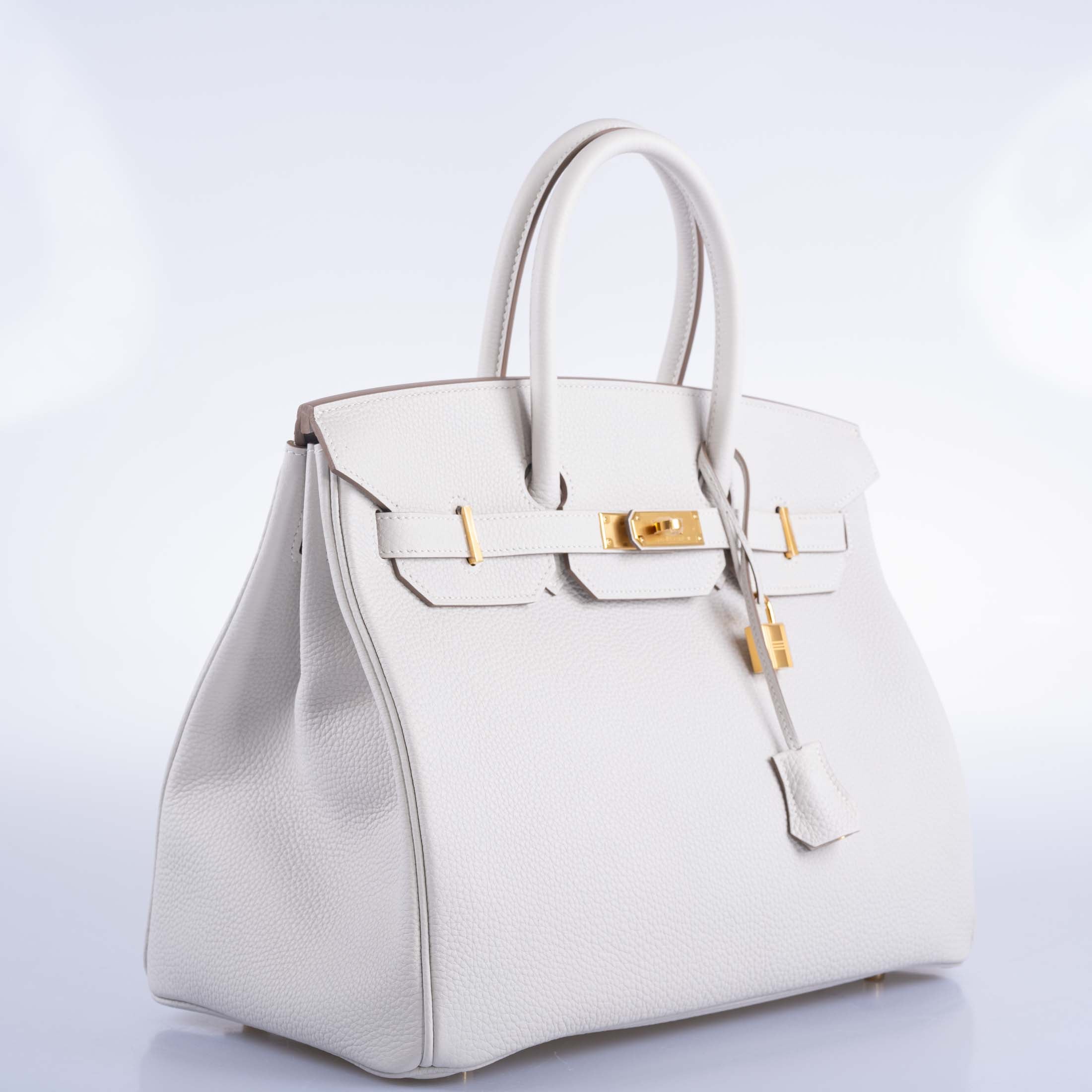 Hermès Birkin 35 Gris Pale Togo Gold Hardware