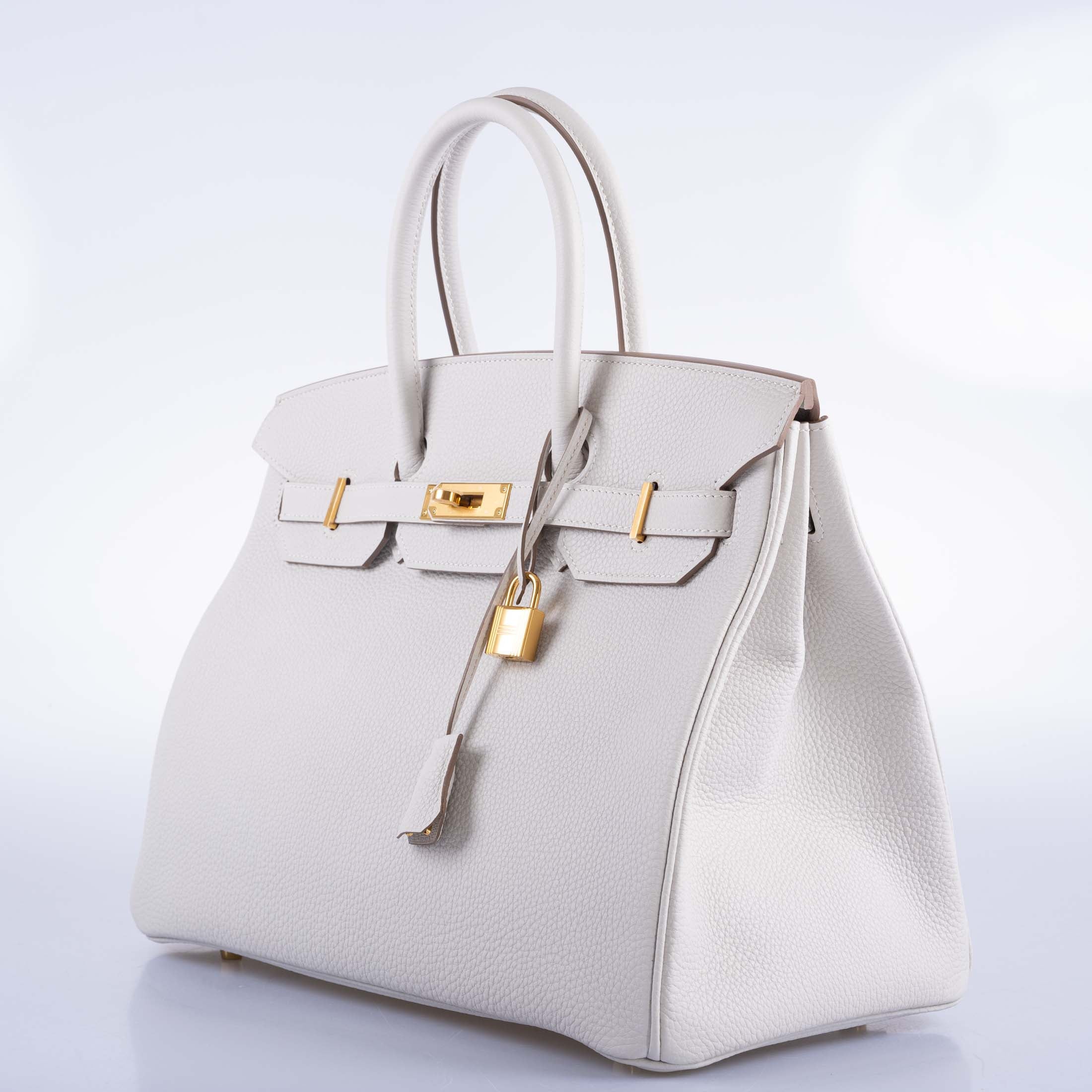 Hermès Birkin 35 Gris Pale Togo Gold Hardware