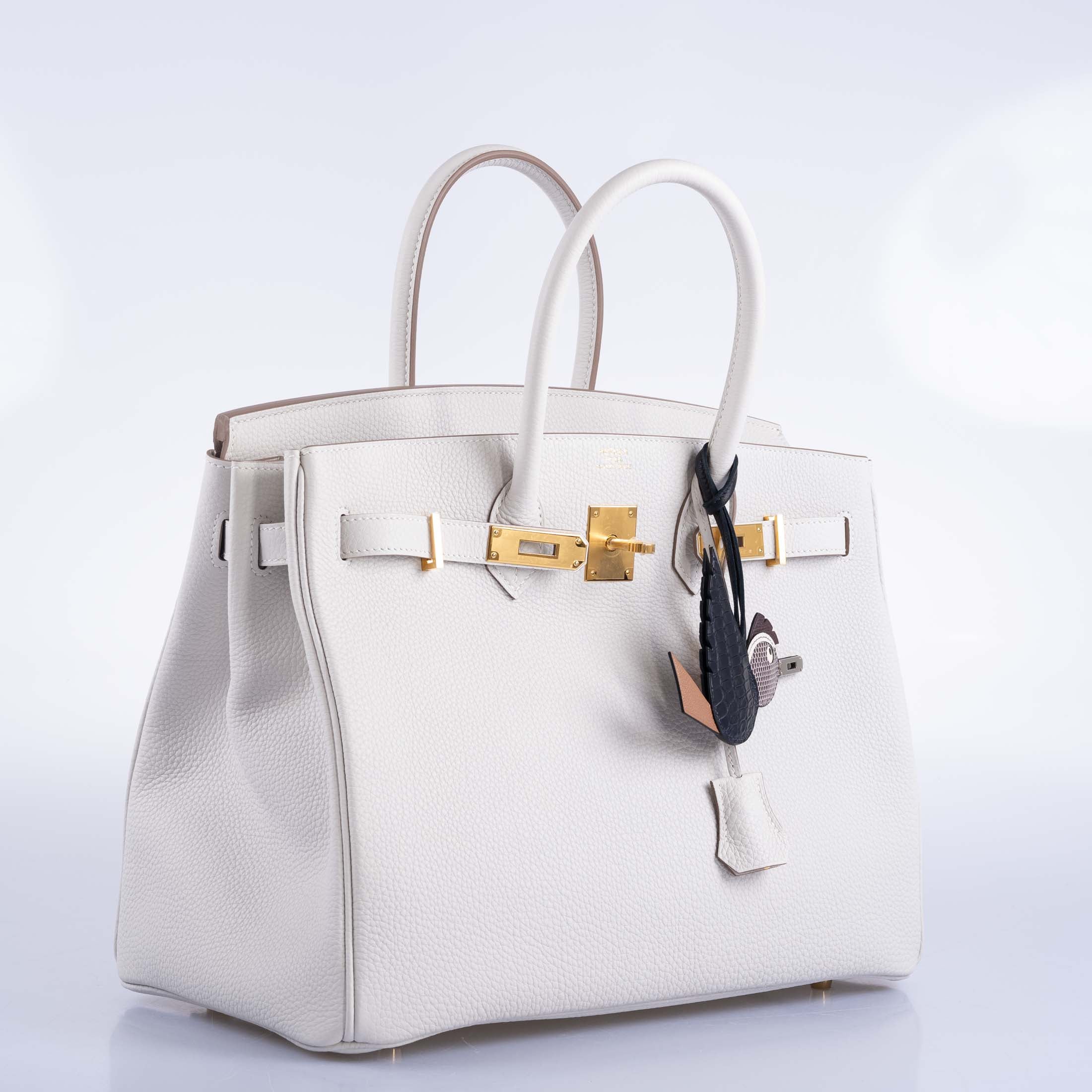 Hermès Birkin 35 Gris Pale Togo Gold Hardware