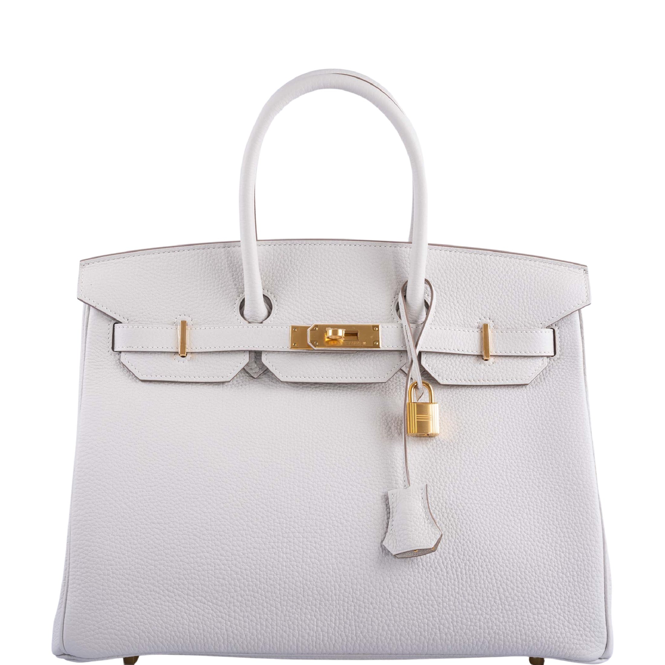 Hermès Birkin 35 Gris Pale Togo Gold Hardware