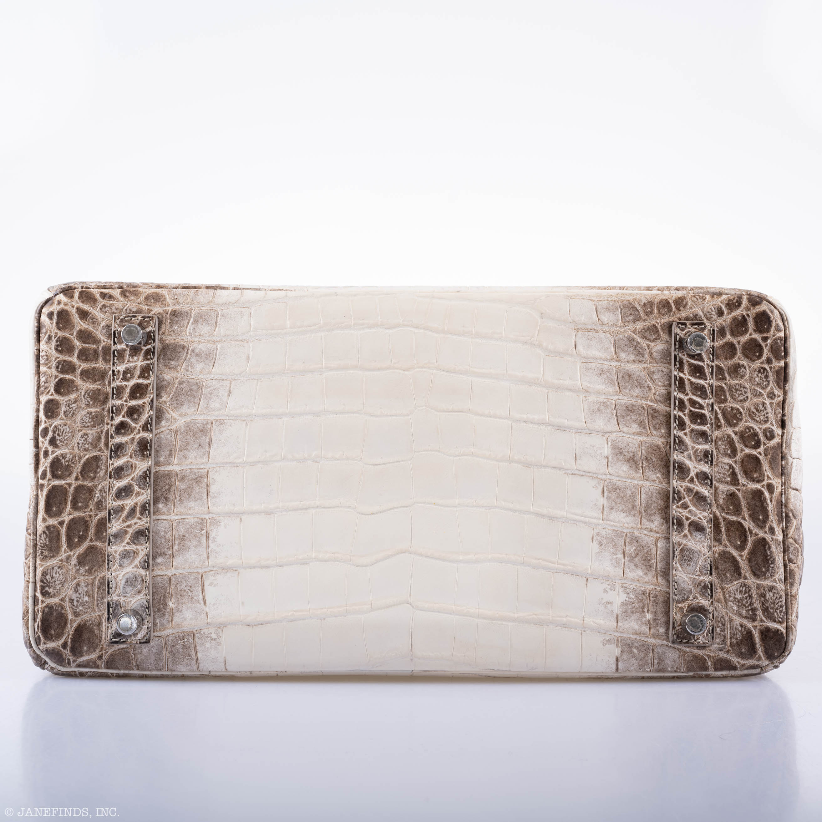 Hermès Birkin 35 Himalaya Niloticus Crocodile 18K White Gold & Diamond Hardware