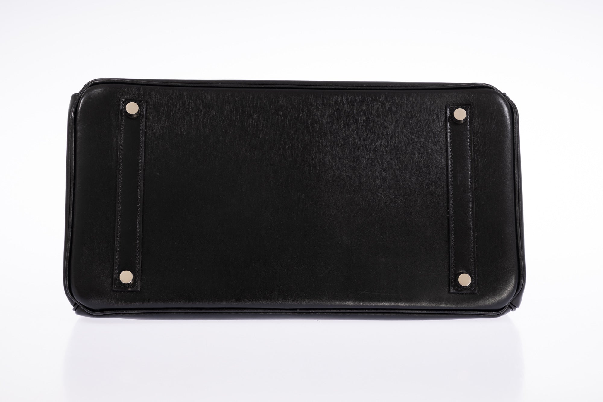 Hermès Birkin 35 Noir Box Calf Palladium Hardware