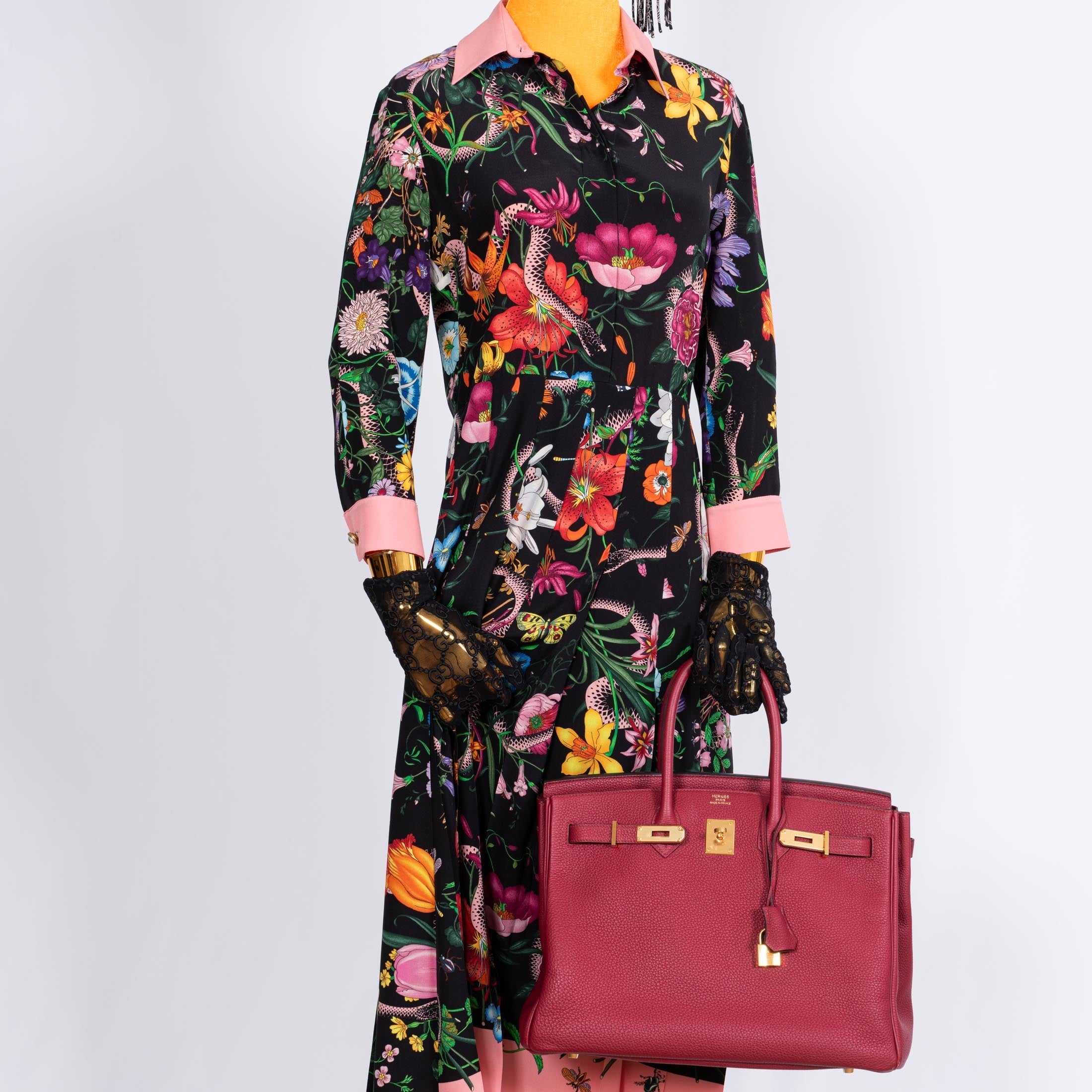 Hermès Birkin 35 Rouge Grenat Togo Gold Hardware