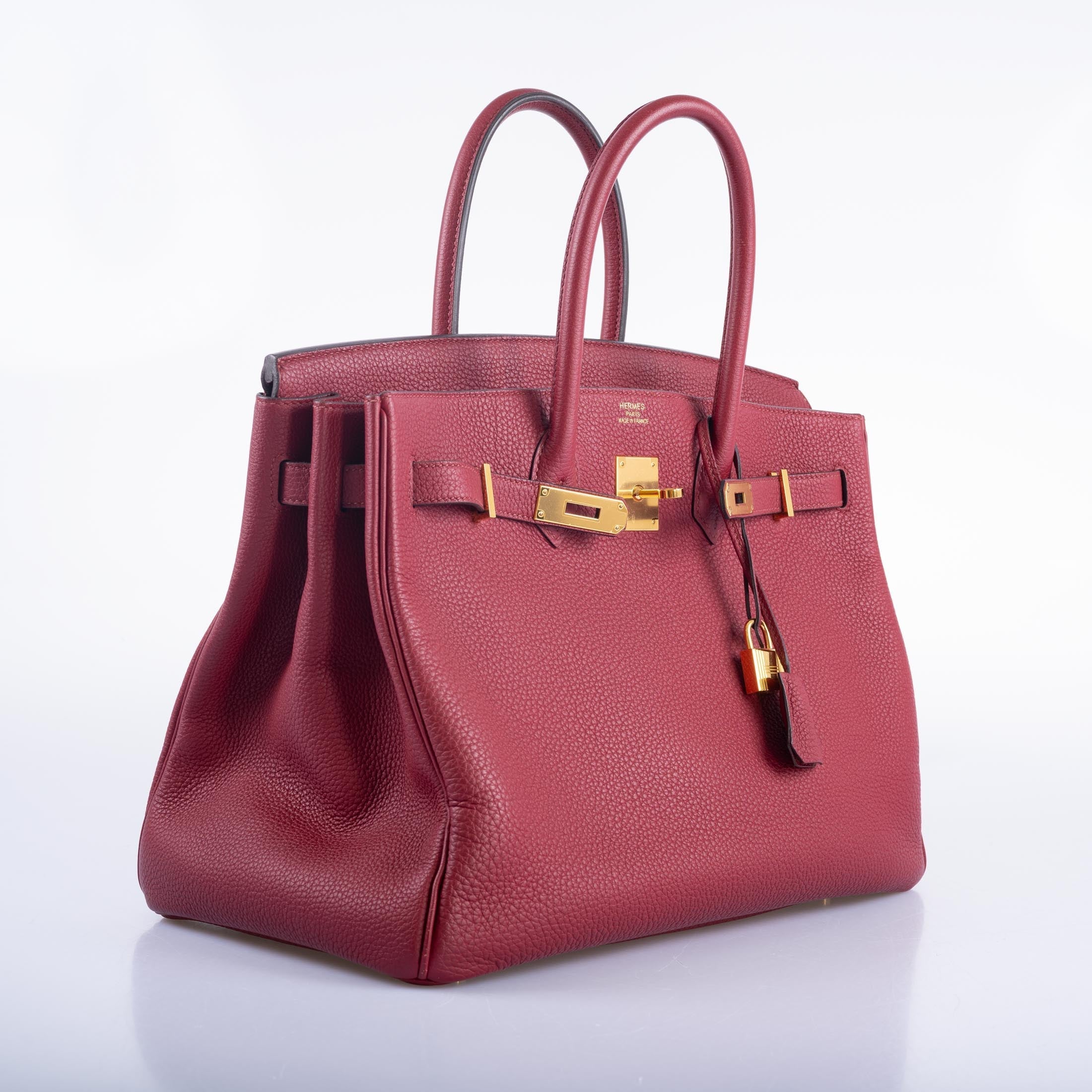 Hermès Birkin 35 Rouge Grenat Togo Gold Hardware