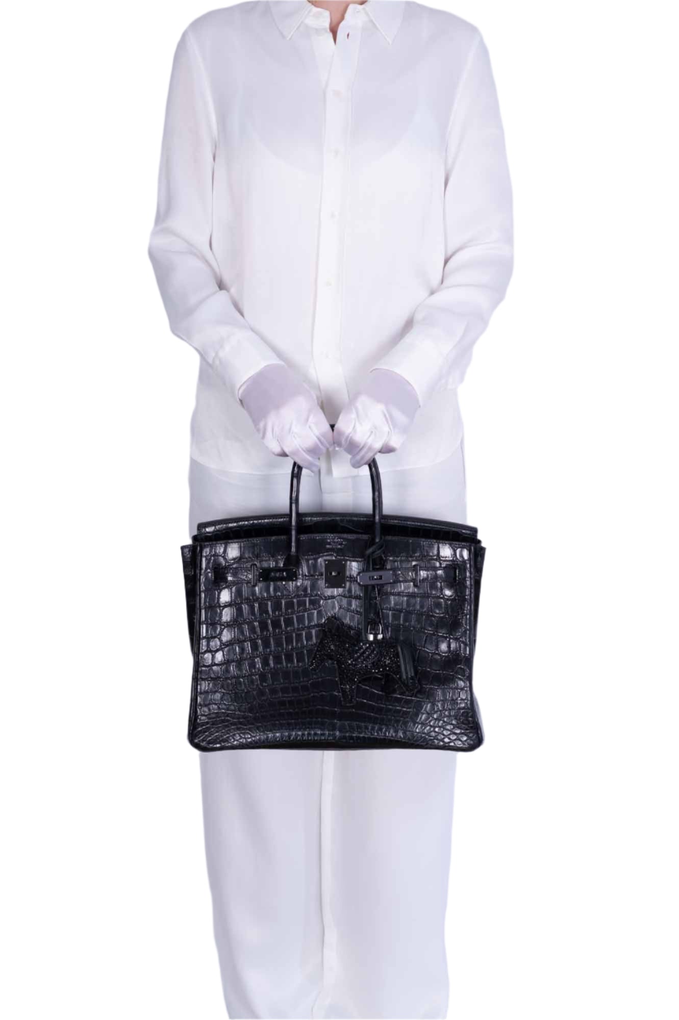 Hermès Birkin 35 SO BLACK Matte Niloticus Crocodile PVD Black Hardware