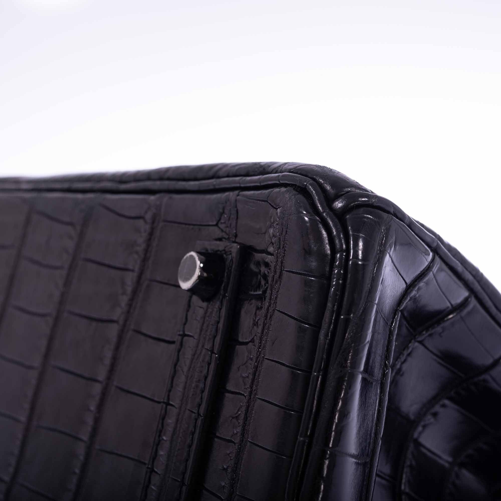 Hermès Birkin 35 SO BLACK Matte Niloticus Crocodile PVD Hardware
