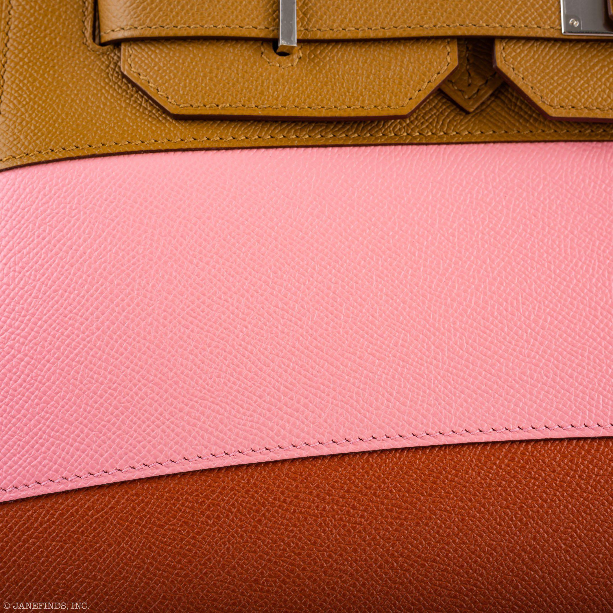 Hermès Birkin 35 Sellier Sunrise Rainbow Epsom Palladium Hardware