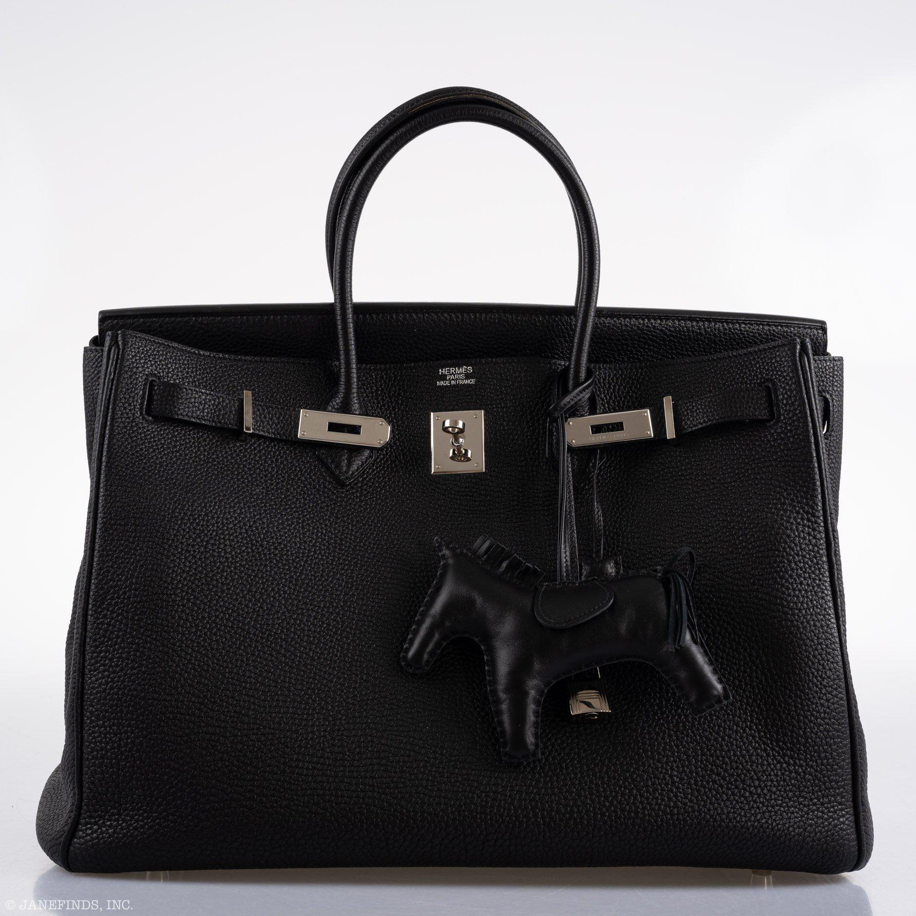 Hermès Birkin 40 Black Togo leather Palladium Hardware