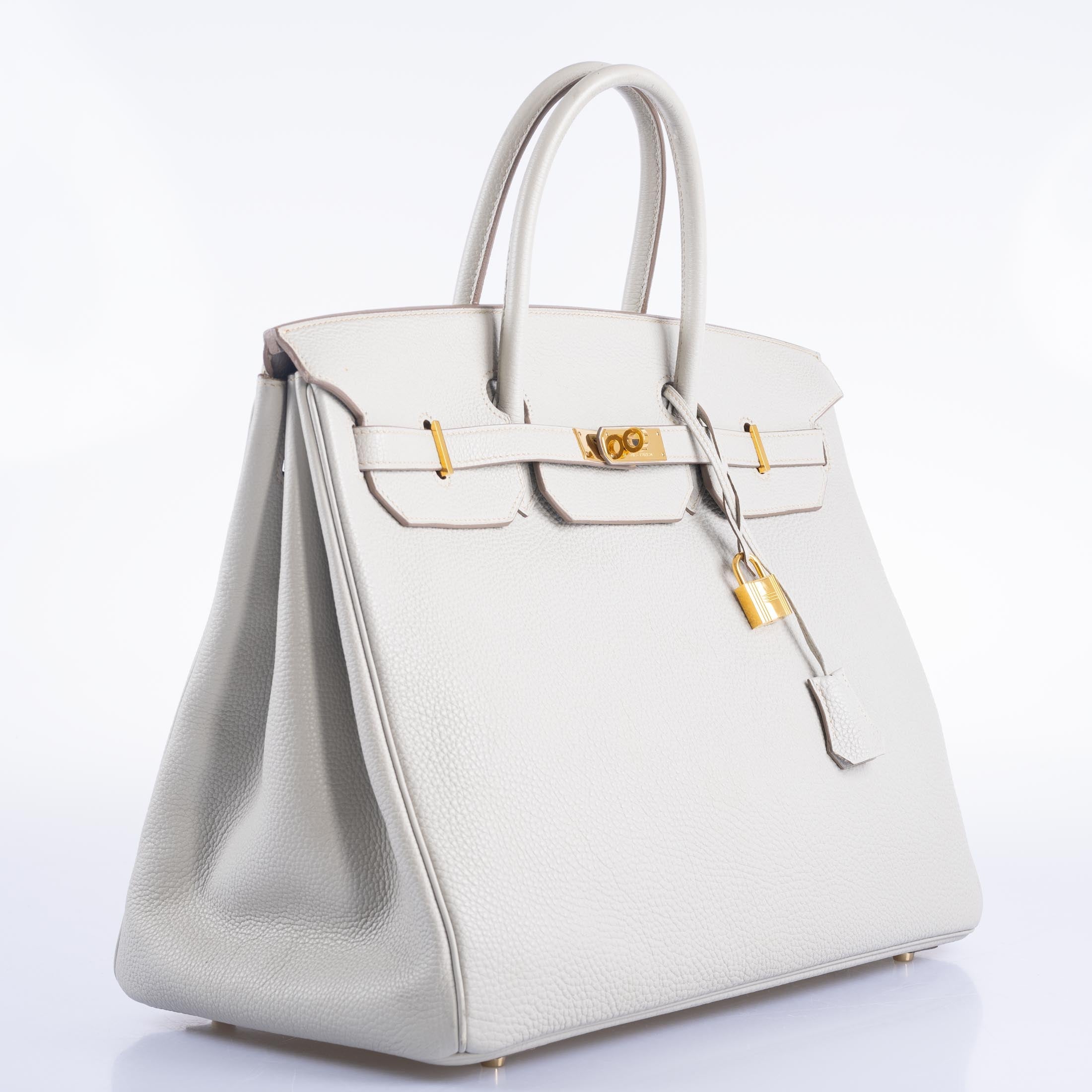 Hermès Birkin 40 Gris Perle Togo Gold Hardware