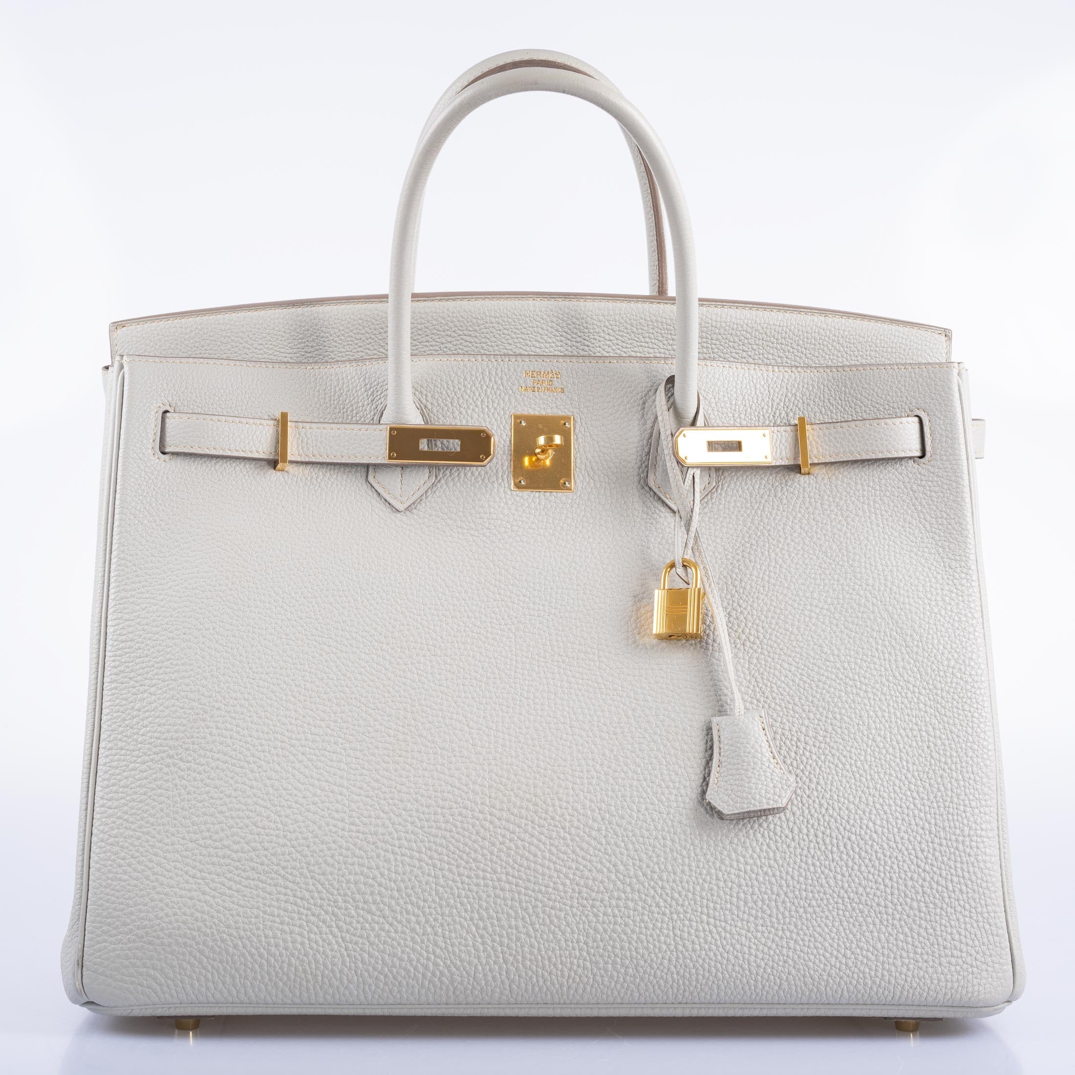 Hermès Birkin 40 Gris Perle Togo Gold Hardware