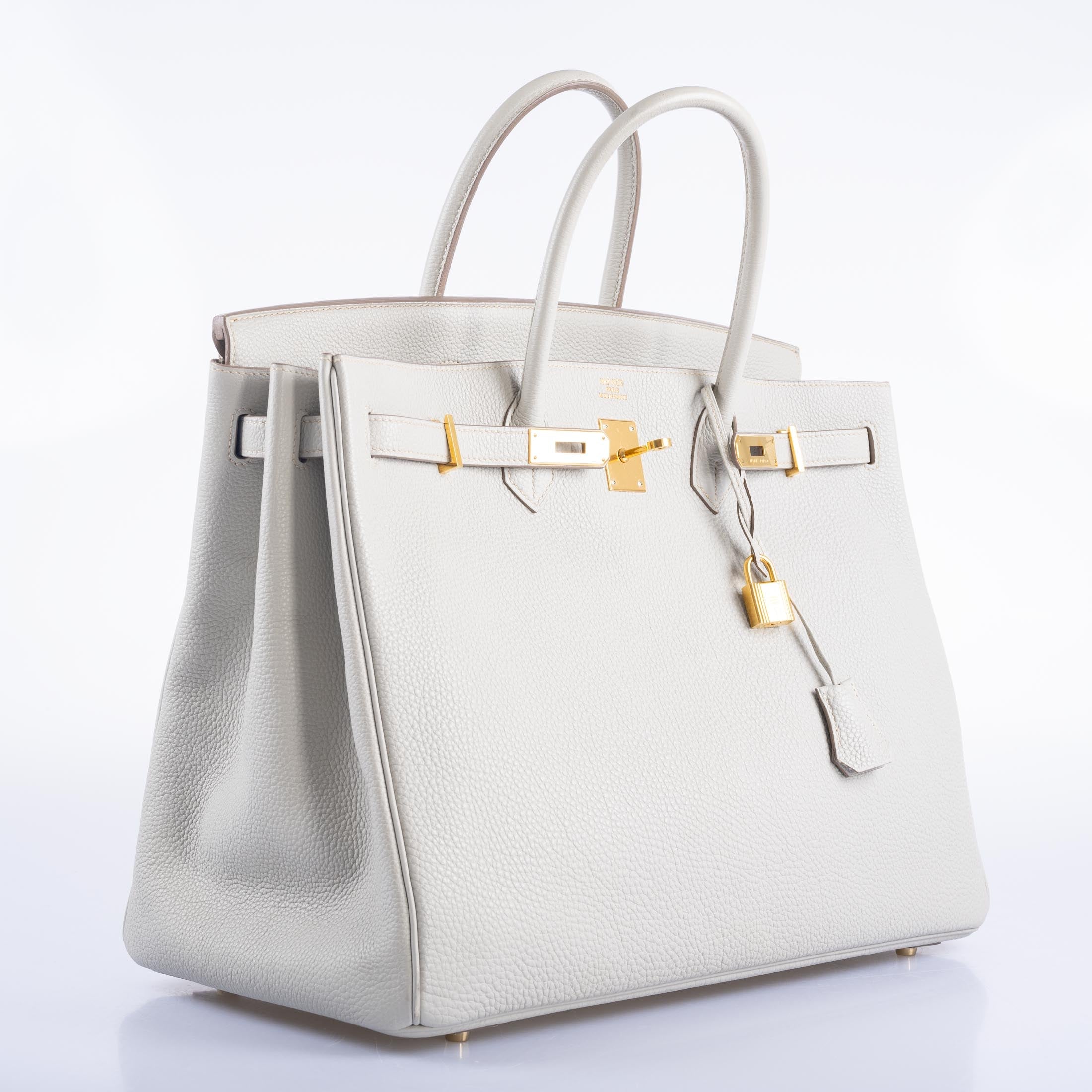Hermès Birkin 40 Gris Perle Togo Gold Hardware