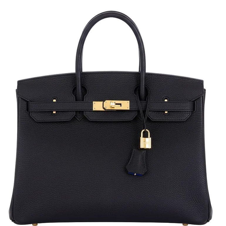 Hermès Birkin 40 HSS Black & Bleu Electric Togo Gold Hardware