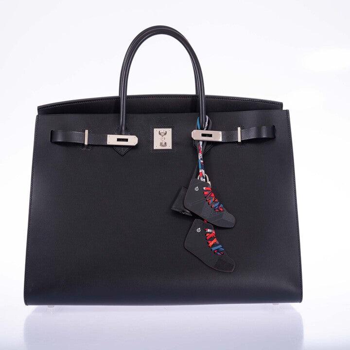 Hermès Birkin 40 Sellier Noir Hunter Vache Palladium Hardware