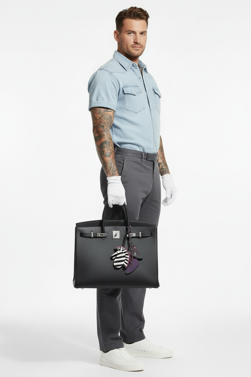 Hermès Birkin 40 Sellier Noir Vache Hunter Palladium Hardware