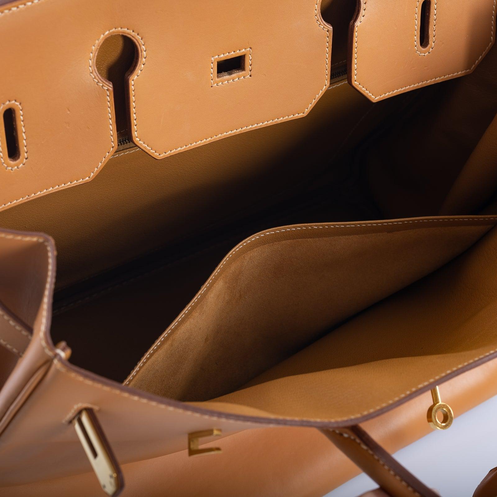 Hermès Birkin 40 Vache Naturelle Palladium Hardware