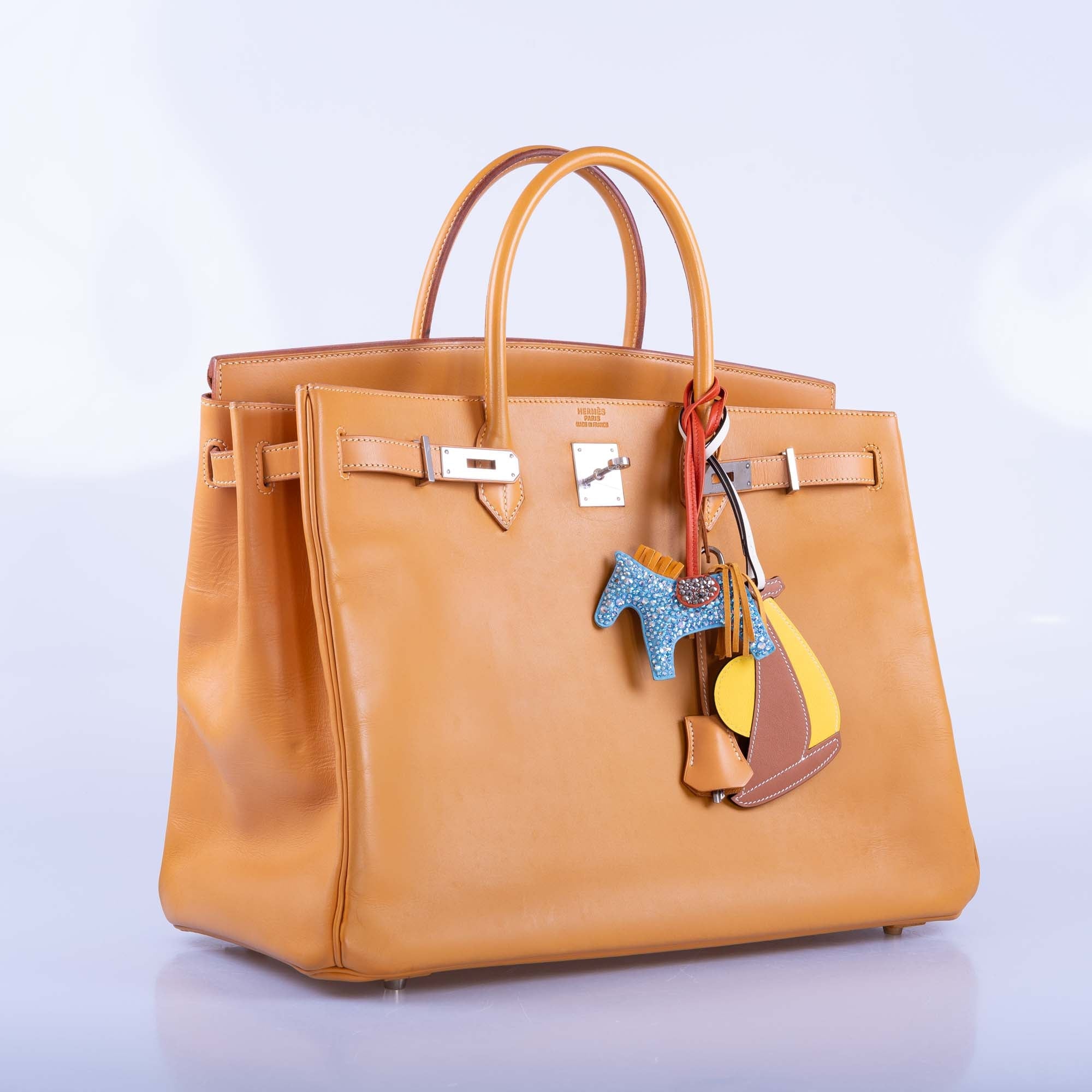 Hermès Birkin 40 Vache Naturelle Palladium Hardware