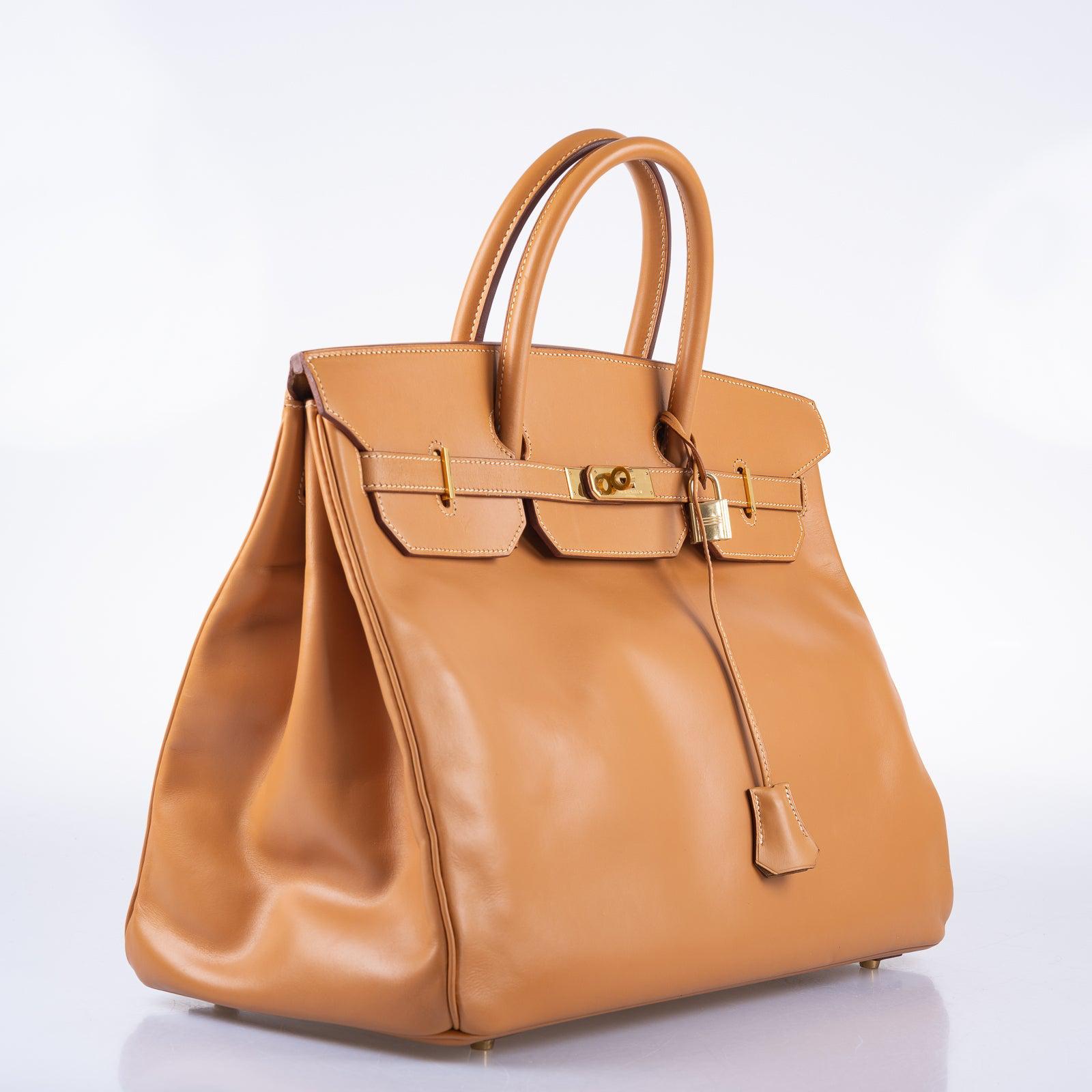 Hermès Birkin 40 Vache Naturelle Palladium Hardware