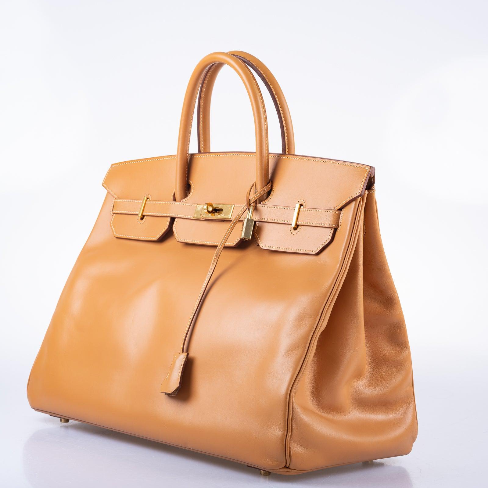 Hermès Birkin 40 Vache Naturelle Palladium Hardware
