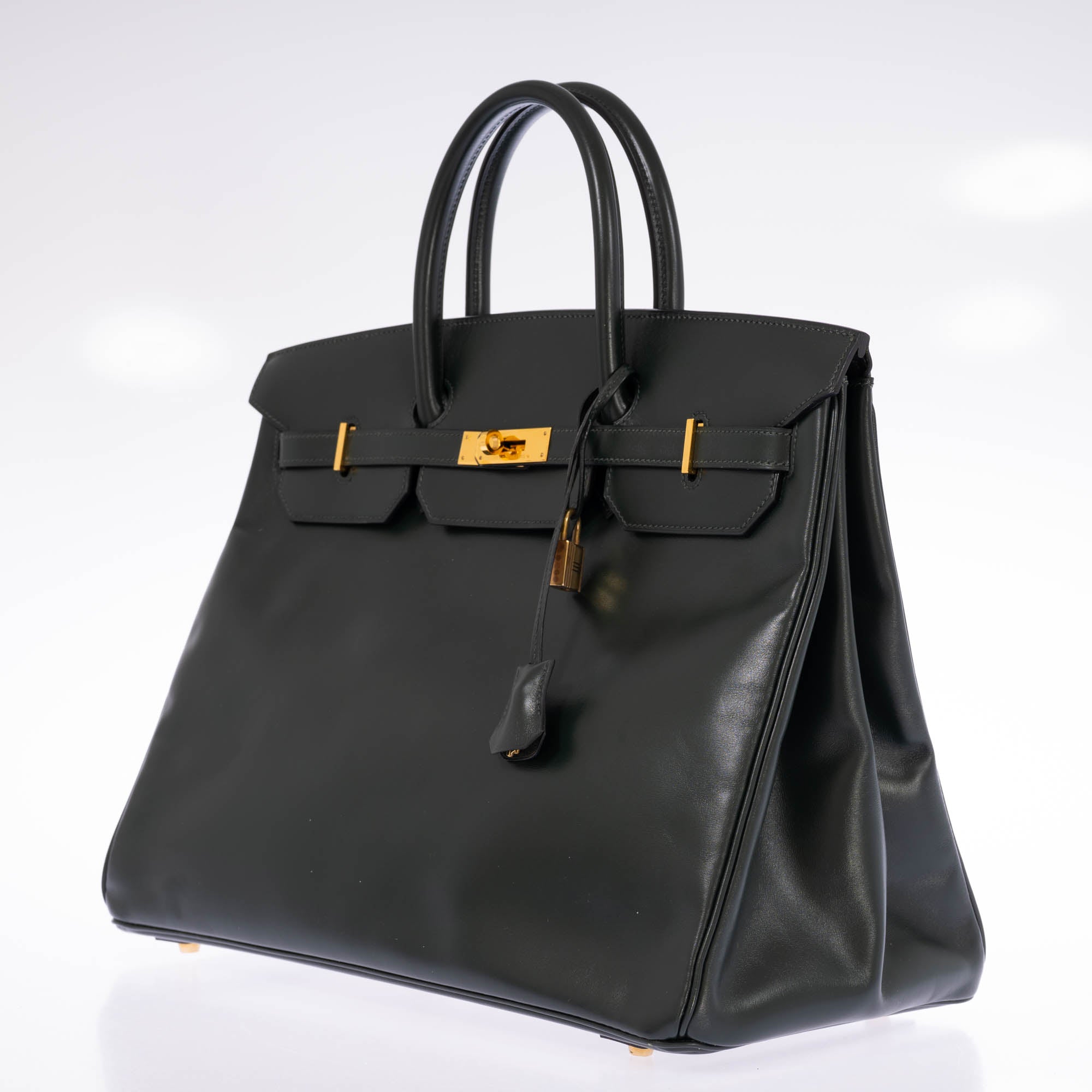 Hermès Birkin 40 Vert Anglais Box Calf Gold Hardware