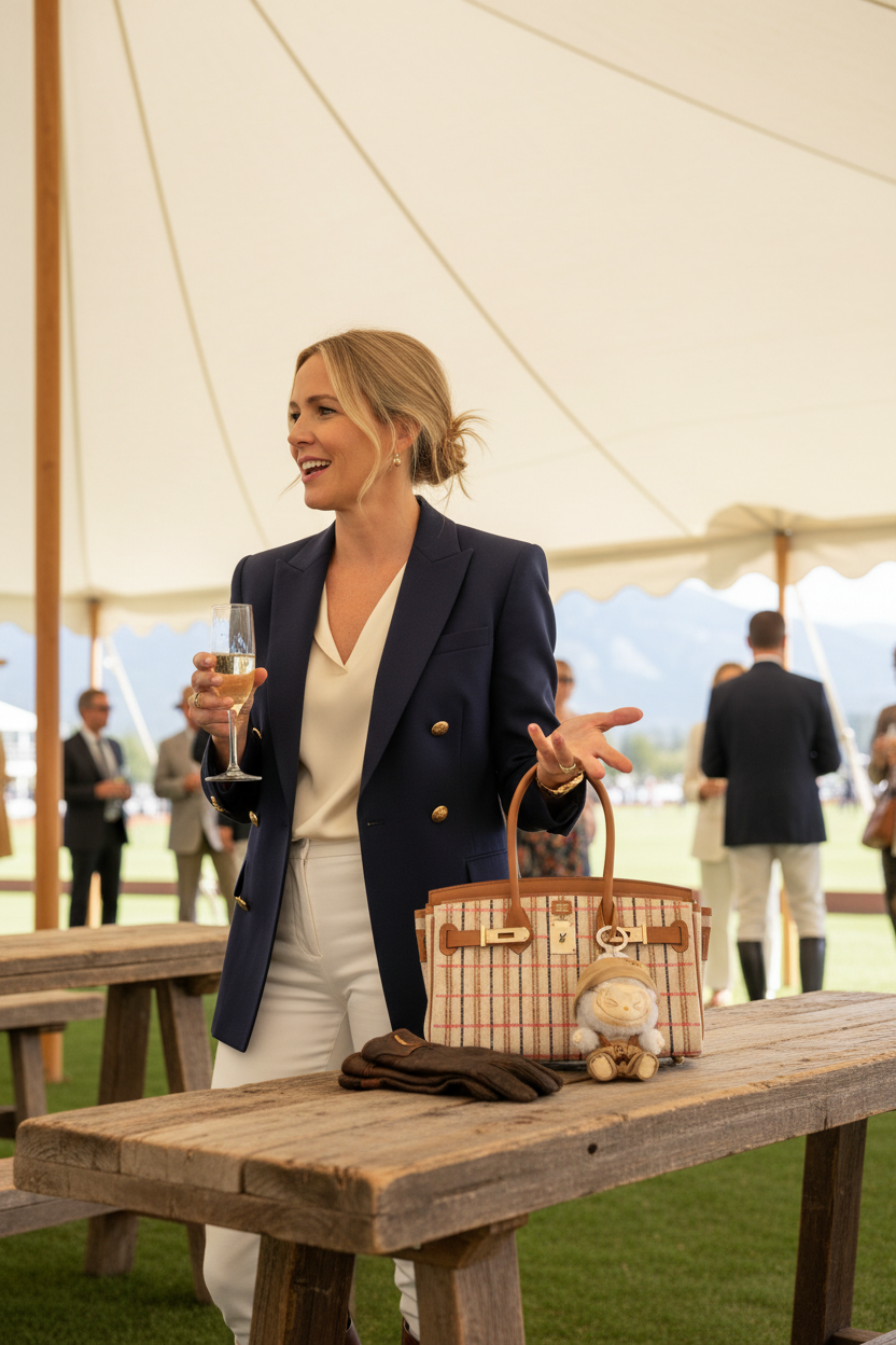 Hermès Birkin Shoulder 29 Light Gold Evercolor Embroidered Toile Palladium Hardware