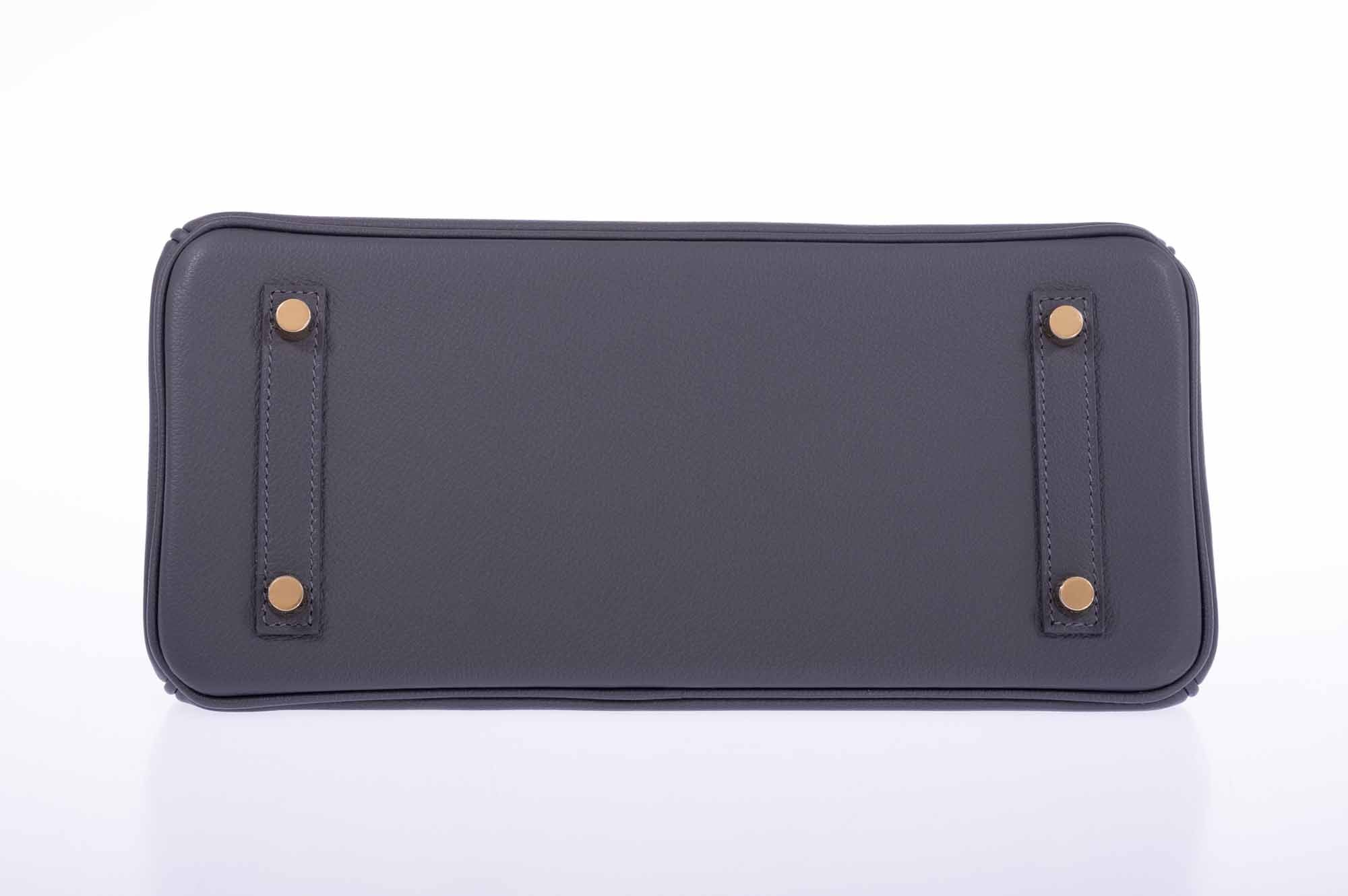 Hermès Birkin Shoulder Light 29 Ardoise Evercolor Gold Hardware