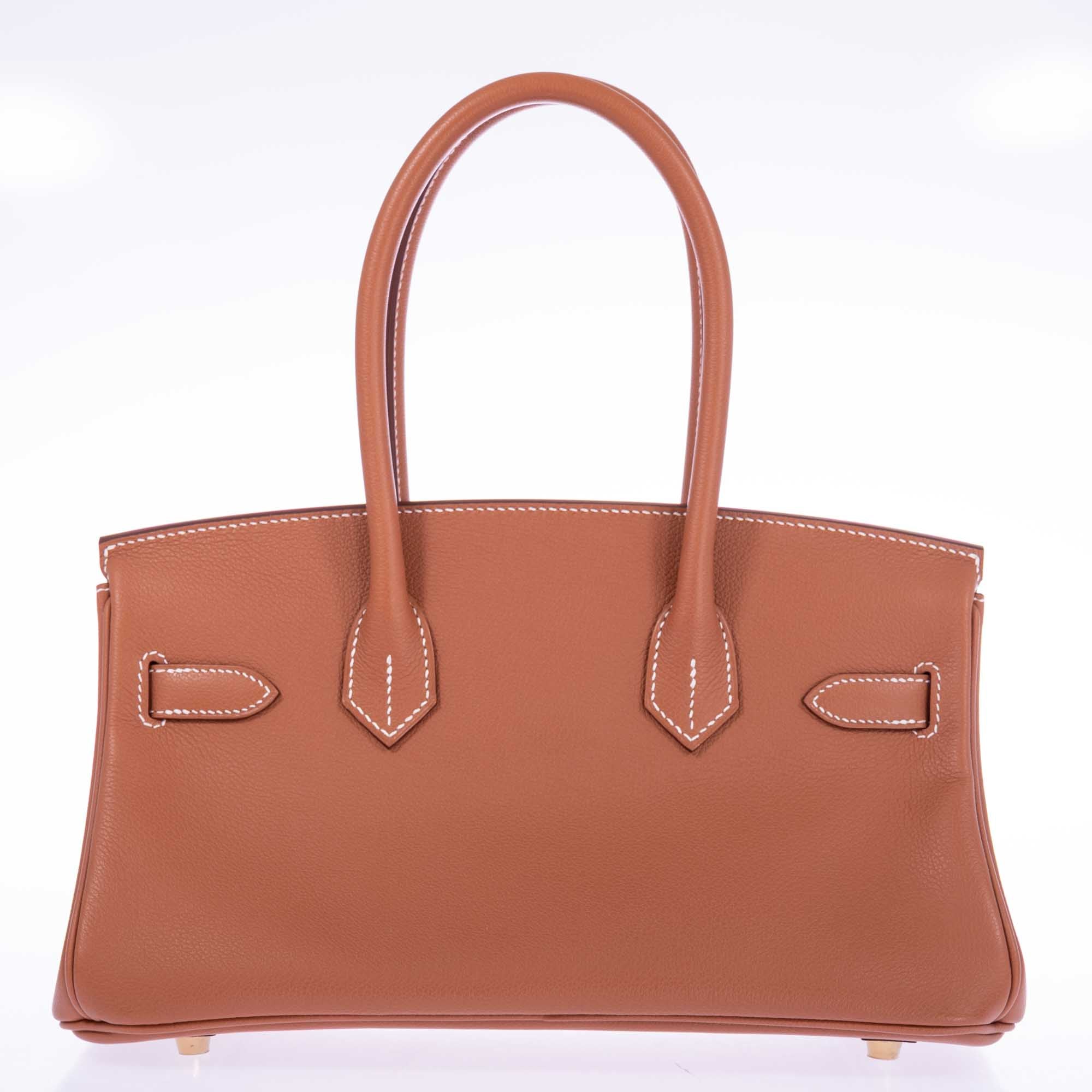 Hermès Birkin Shoulder Light 29 Gold Evercolor Gold Hardware