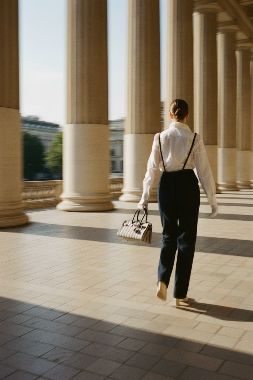 Hermès Birkin Shoulder Light 29 in Black Evercolor and Embroidered Toile Palladium Hardware