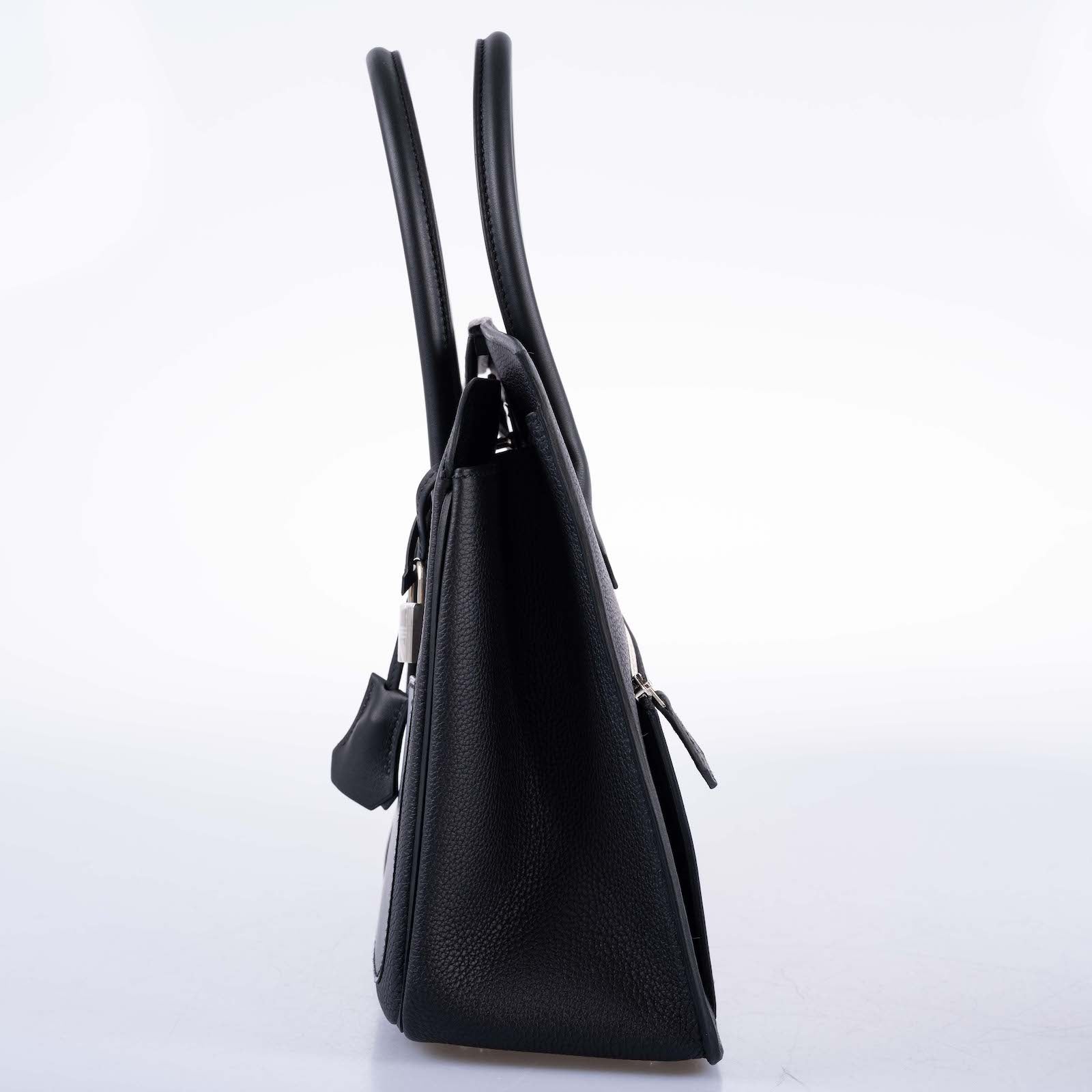 Hermès Birkin en Desordre Black Togo and Swift Palladium Hardware