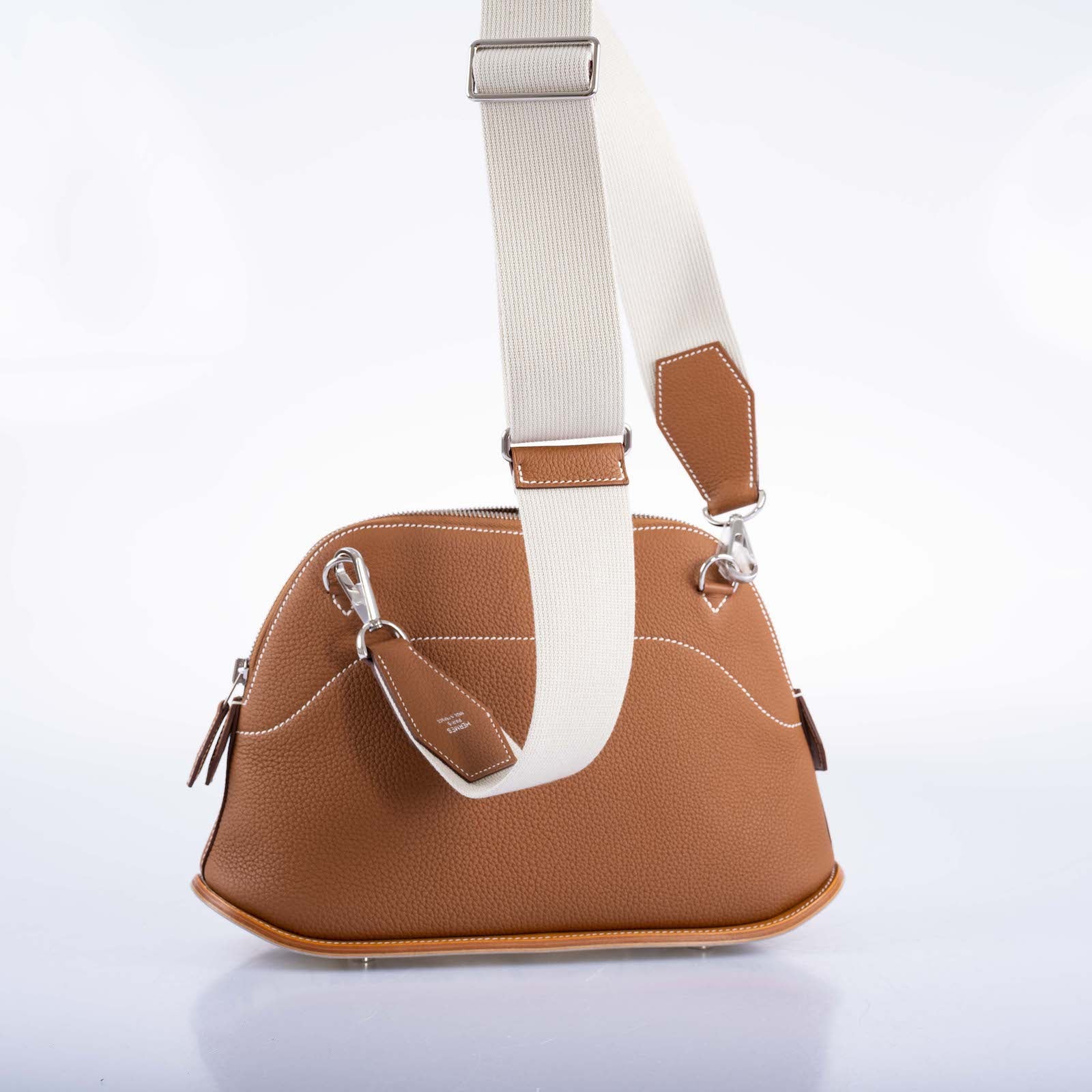 Hermès Bolide Skateboard 31 Gold Togo Palladium Hardware