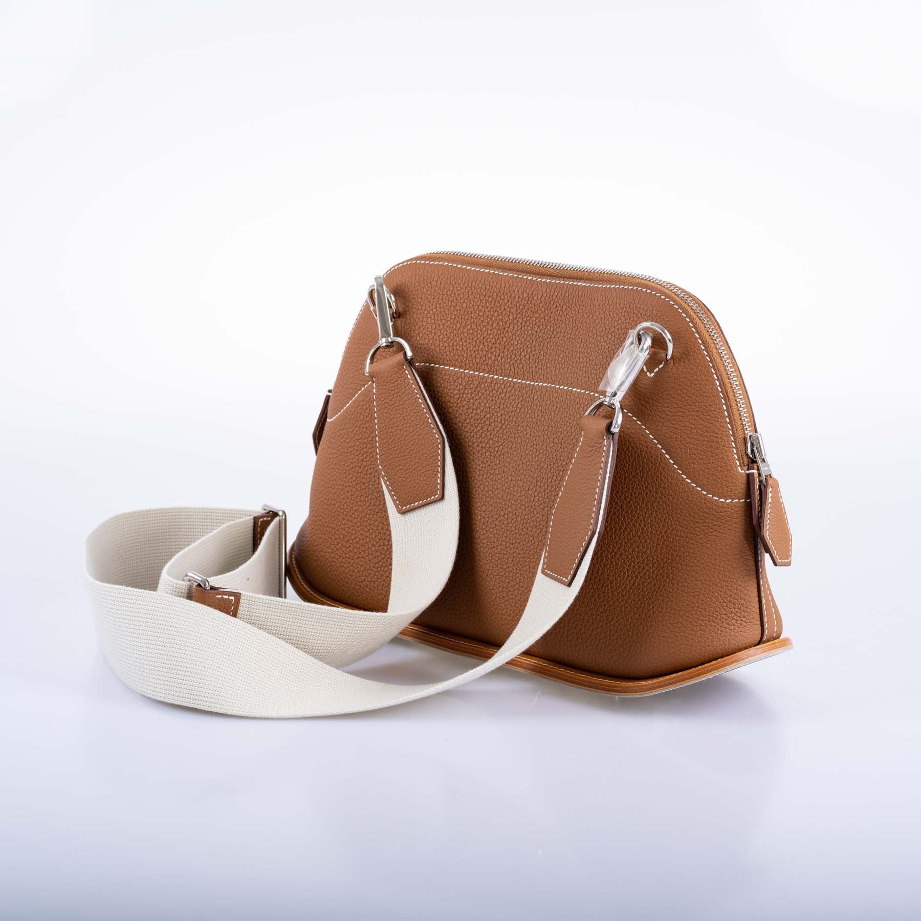 Hermès Bolide Skateboard 31 Gold Togo Printed Swift Palladium Hardware