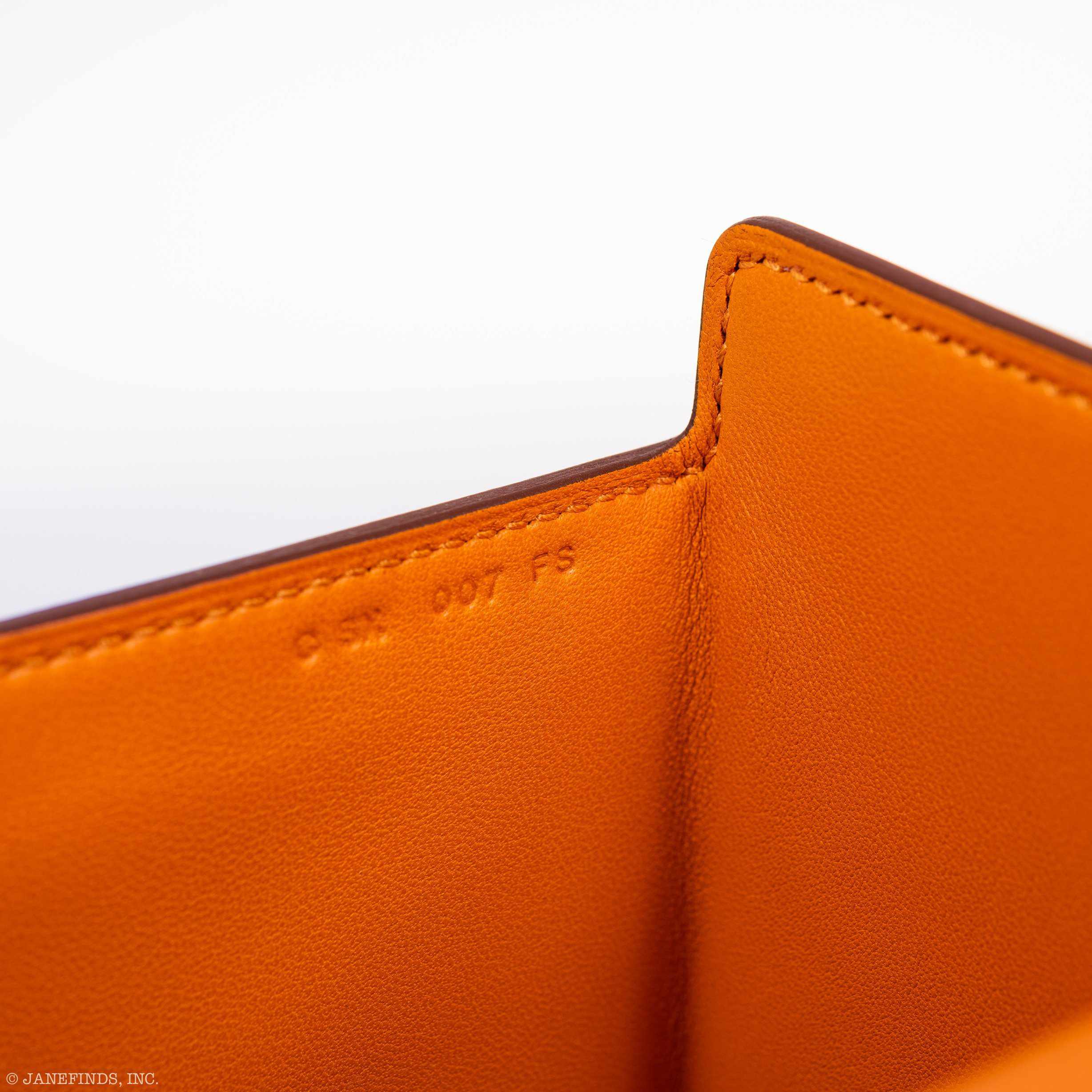 Hermès Cinhetic Bag Abricot Chevre Mysore Palladium Hardware