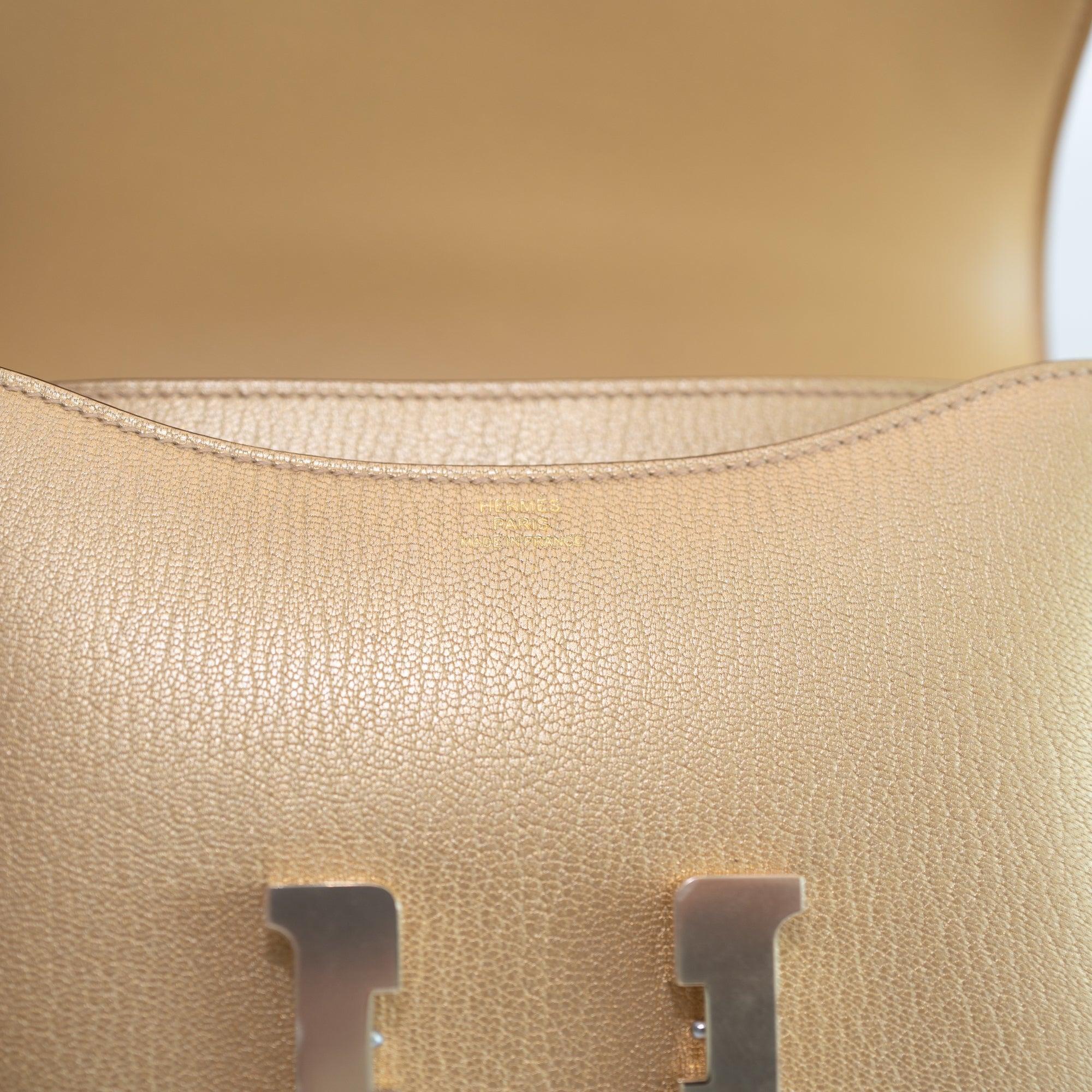 Hermès Constance 18 Doré Chèvre Chamkila Permabrass Hardware
