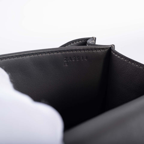 Hermès Constance 18 Graphite Matte Alligator Gold Hardware