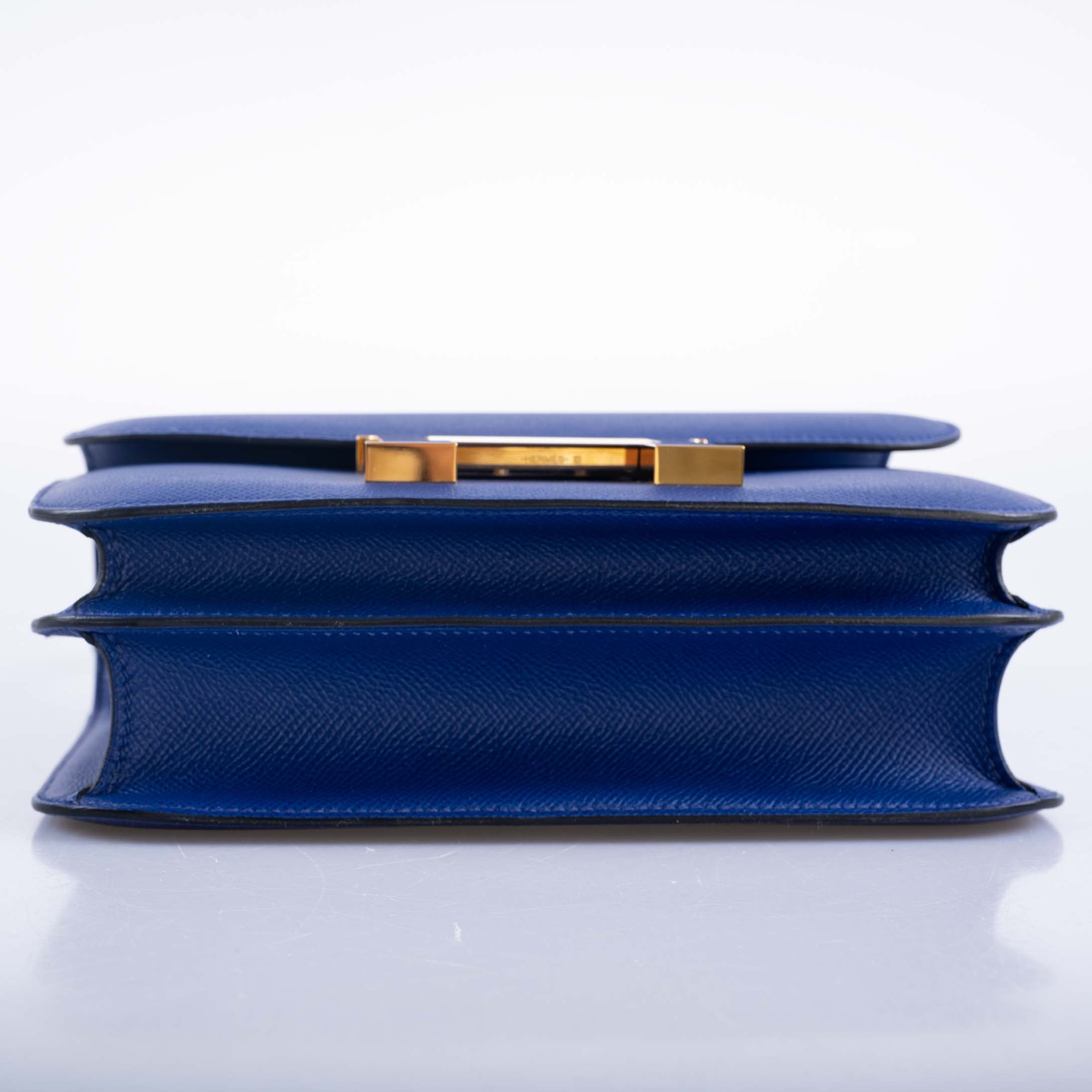 Hermès Constance 24 Blue Electrique Epsom Gold Hardware